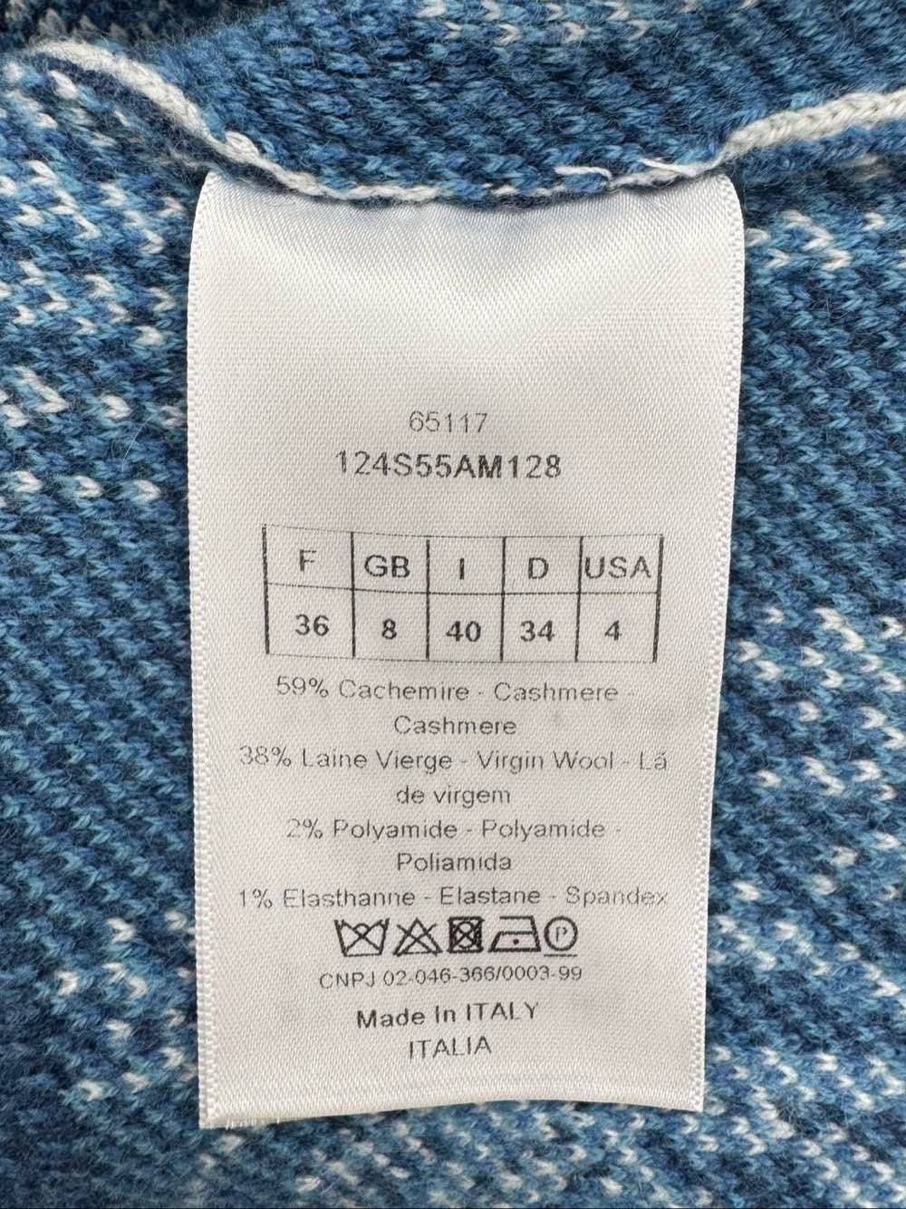 Dior Dior Palm Motif Knit Sweater Size FR 36 Size XS / US 0-2 / IT 36-38 - 5 Thumbnail