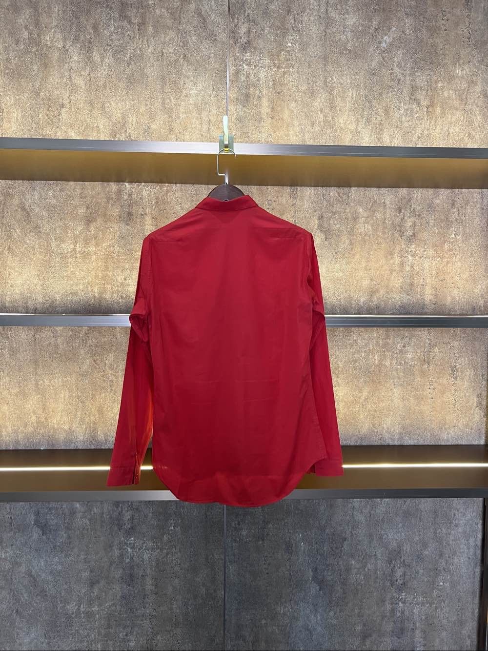 Dior Dior Red Long Sleeve Button Up Shirt Size M Size US XXS / EU 40 - 2 Thumbnail
