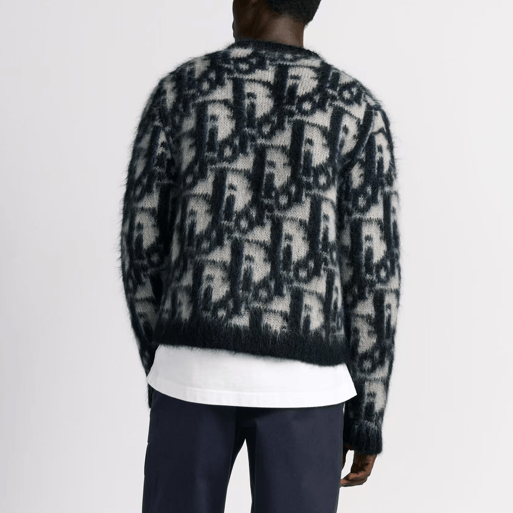 Dior Dior Oblique Mohair Cardigan Size XL Size US XL / EU 56 / 4 - 8 Thumbnail