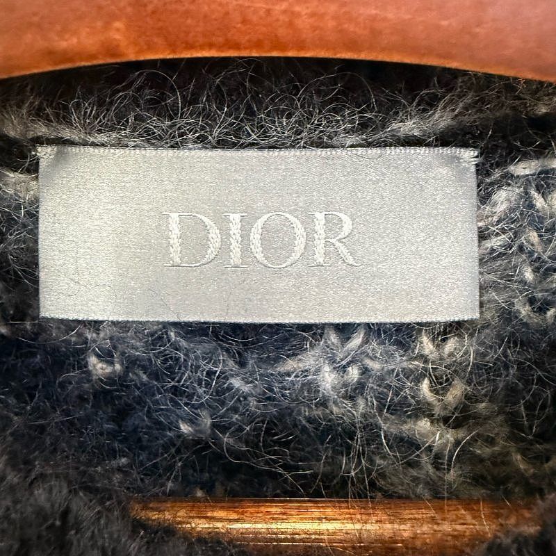 Dior Dior Oblique Mohair Cardigan Size XL Size US XL / EU 56 / 4 - 3 Thumbnail
