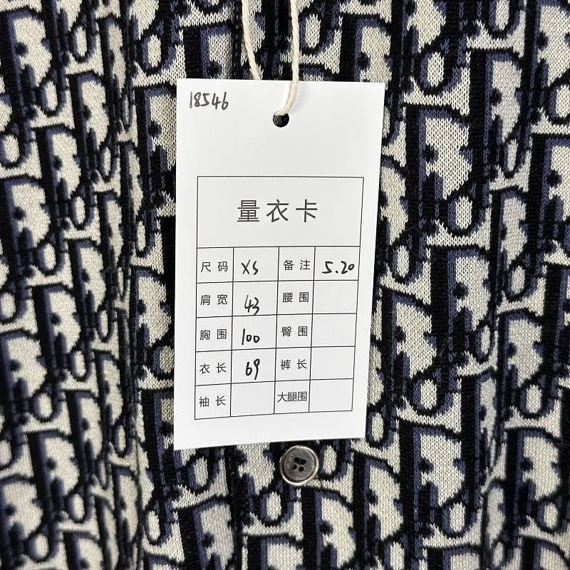 Dior Dior Oblique Monogram Button Up Shirt Size XS Size US XS / EU 42 / 0 - 6 Thumbnail