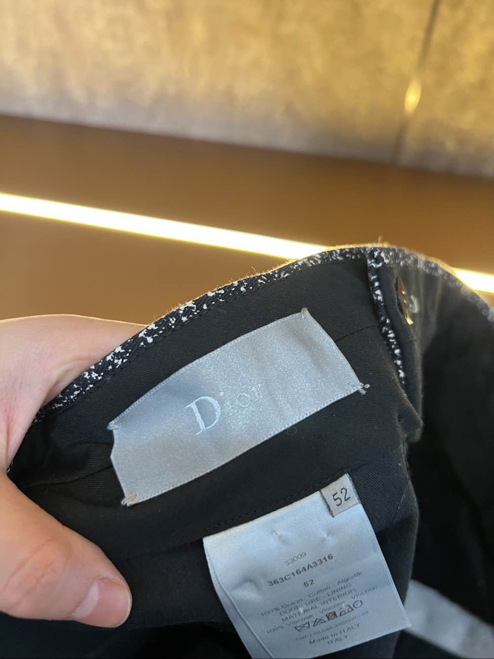 Dior Dior Speckled Casual Pants Size 36 Size US 36 / EU 52 - 3 Thumbnail