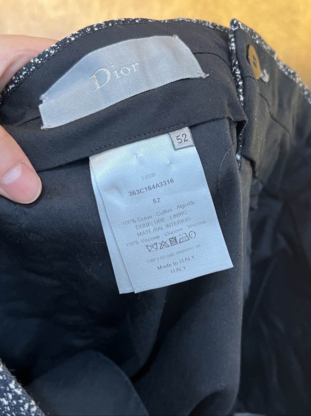 Dior Dior Speckled Casual Pants Size 36 Size US 36 / EU 52 - 4 Thumbnail