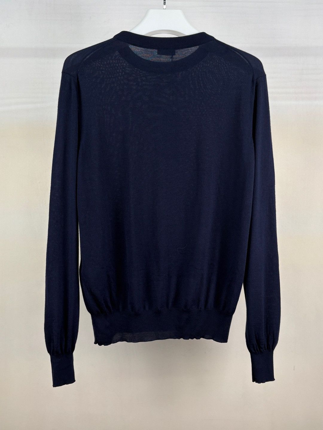 Dior Dior CD Logo Knit Sweater Navy M Size US M / EU 48-50 / 2 - 2 Thumbnail
