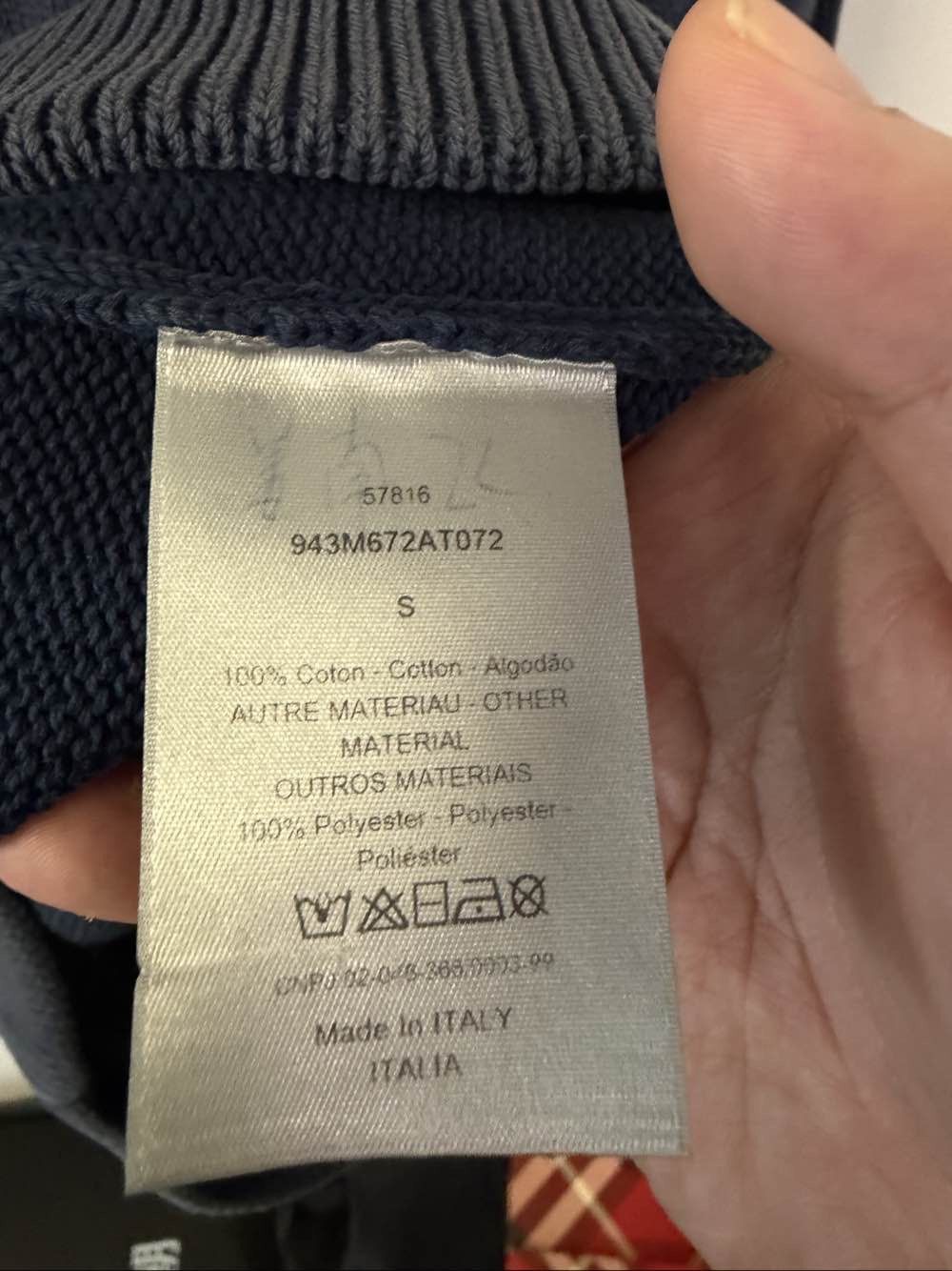 Dior Dior Oblique Side Logo Sweater Size S Size US S / EU 44-46 / 1 - 4 Thumbnail