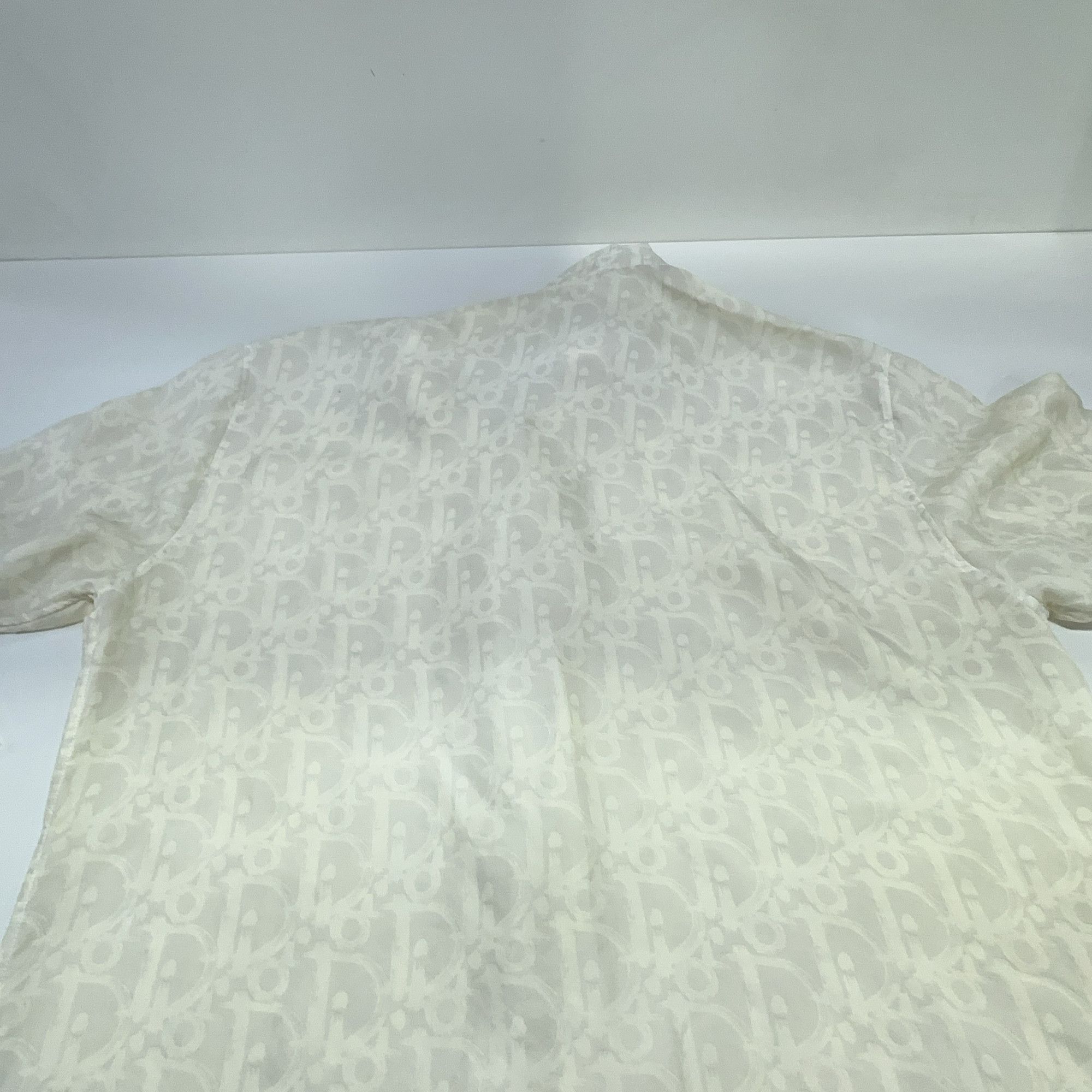 Dior Dior Oblique Silk Button Up Shirt Size M Size US M / EU 48-50 / 2 - 12 Thumbnail
