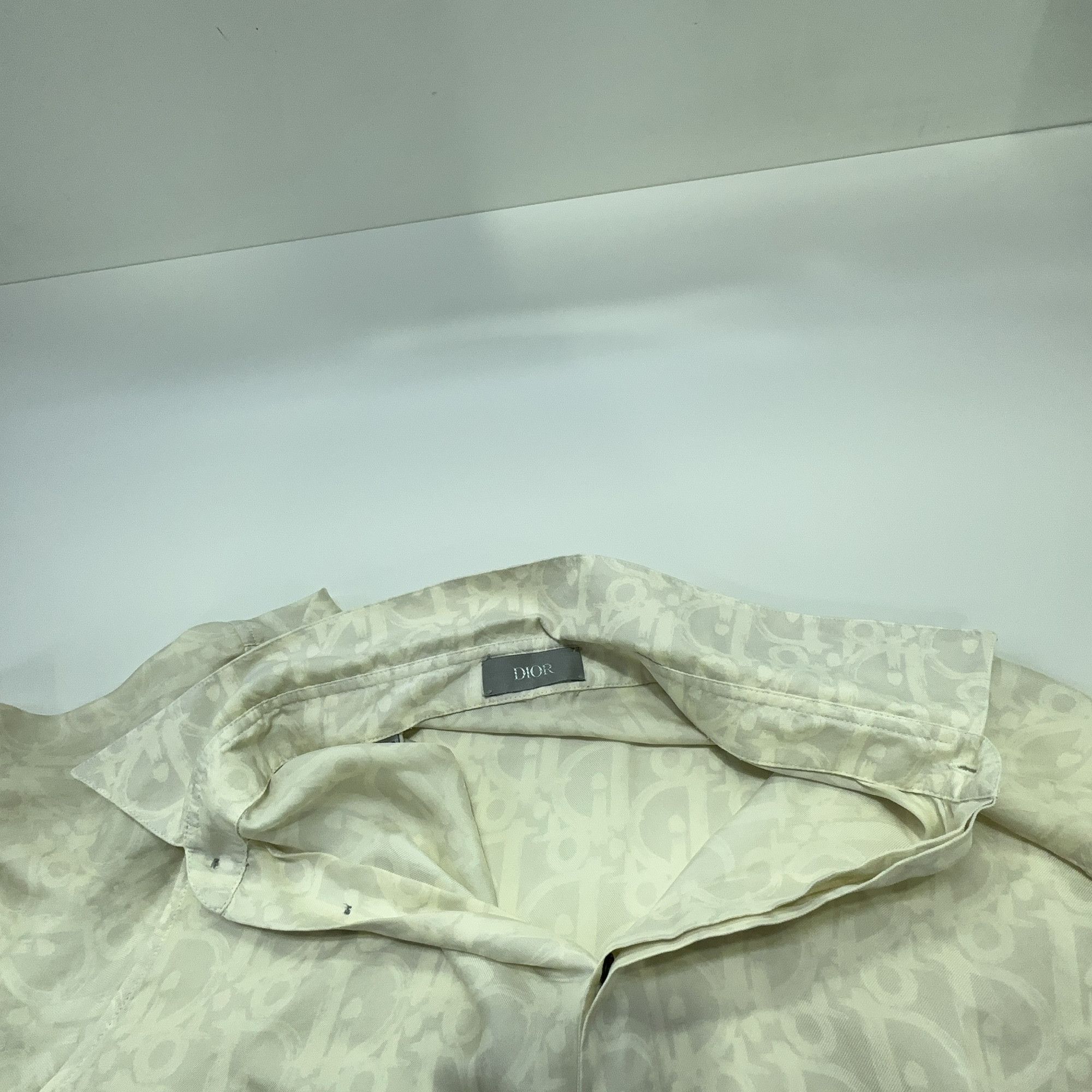 Dior Dior Oblique Silk Button Up Shirt Size M Size US M / EU 48-50 / 2 - 6 Thumbnail