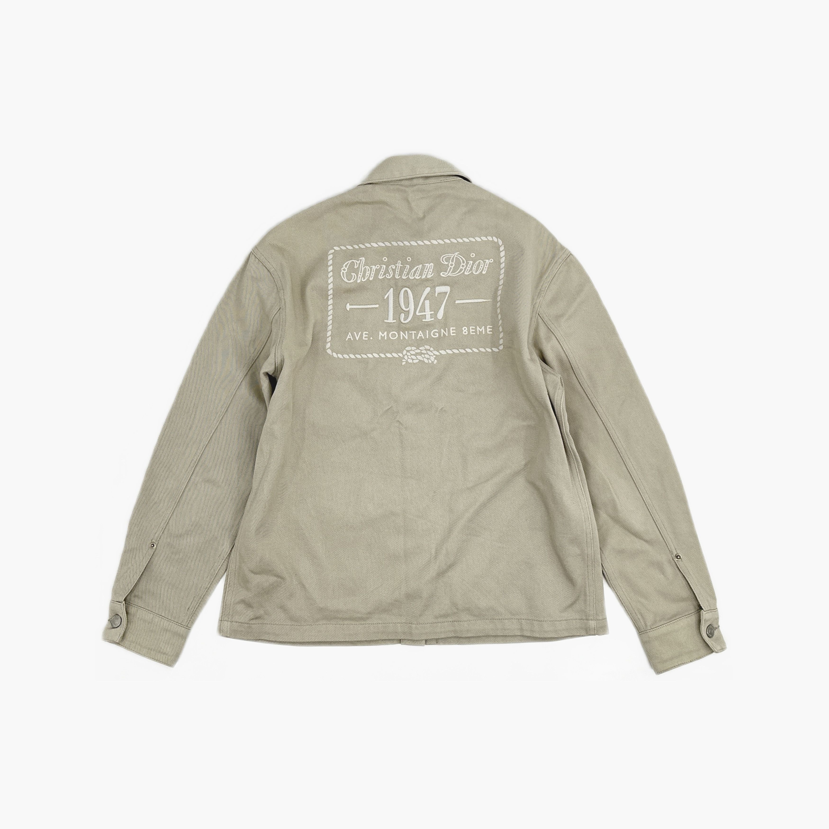 Dior Dior CD 1947 Logo Patch Light Jacket Size M Size US M / EU 48-50 / 2 - 2 Thumbnail