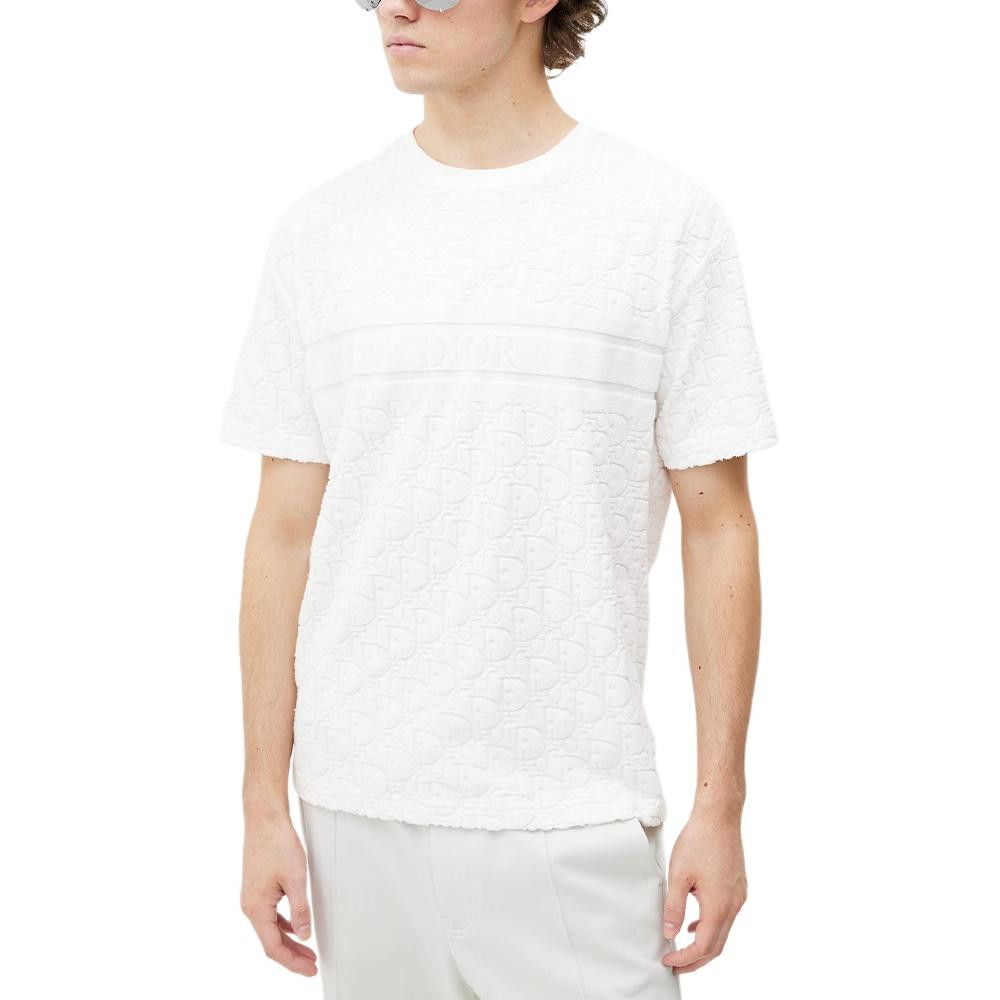 Dior DIOR Oblique Terry T-Shirt Size XXS Size US XXS / EU 40 - 10 Thumbnail