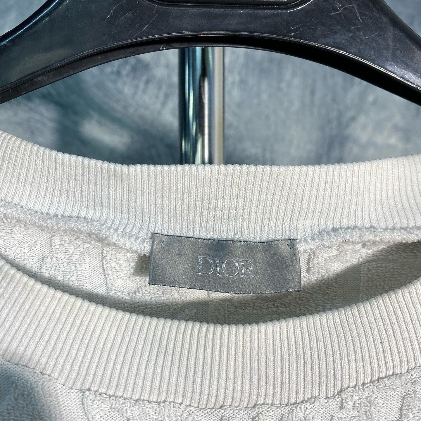 Dior DIOR Oblique Terry T-Shirt Size XXS Size US XXS / EU 40 - 3 Thumbnail