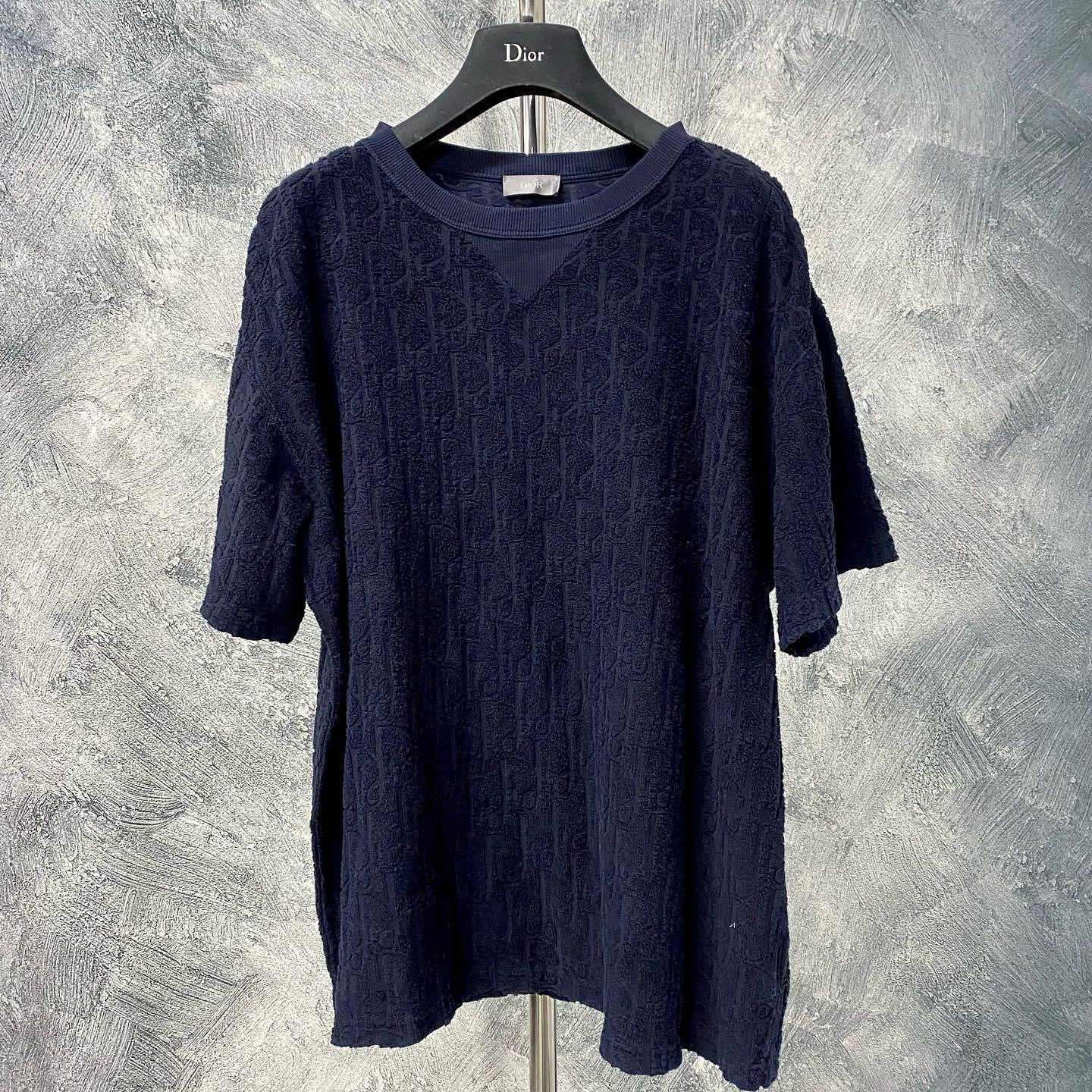 Dior Dior Oblique Terry T-Shirt Size L Size US L / EU 52-54 / 3 - 5 Thumbnail