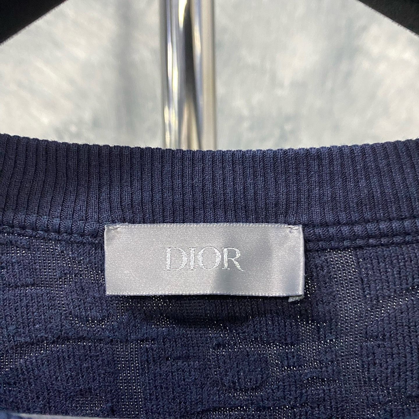 Dior Dior Oblique Terry T-Shirt Size L Size US L / EU 52-54 / 3 - 3 Thumbnail