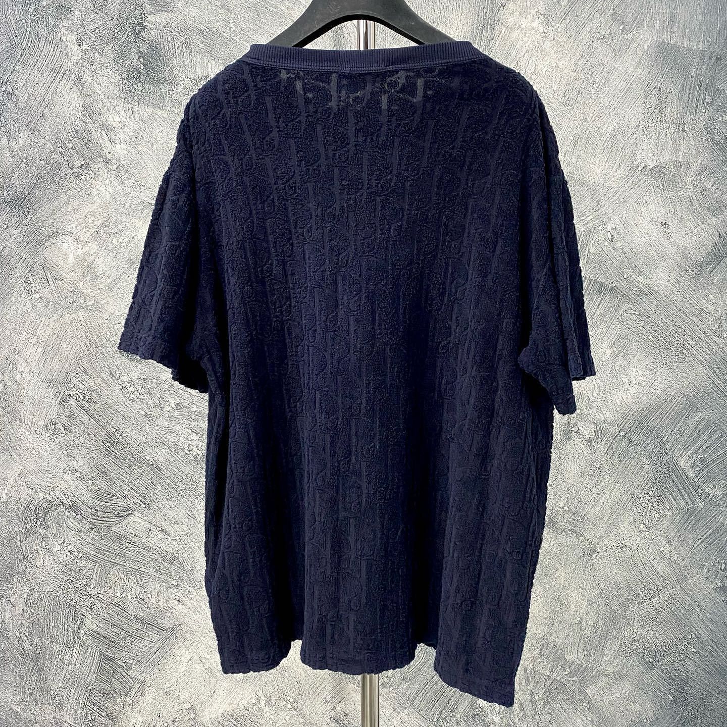 Dior Dior Oblique Terry T-Shirt Size L Size US L / EU 52-54 / 3 - 2 Thumbnail