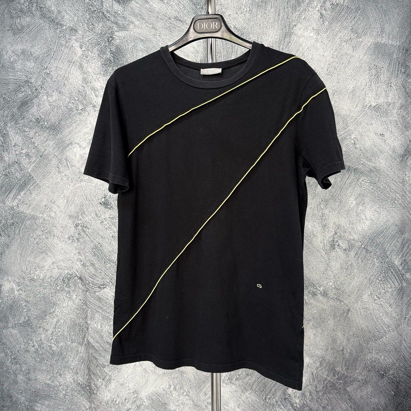 Dior Dior Yellow Piping T-Shirt Size M Size US M / EU 48-50 / 2 - 7 Thumbnail