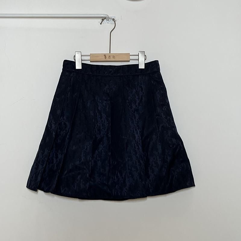 Dior Dior Oblique Pattern Mini Skirt Size 38 Size 27" / US 4 / IT 40 - 2 Thumbnail