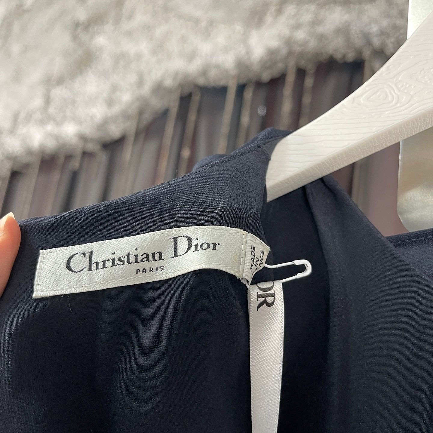 Dior Dior Navy Solid Mini Dress Size 36 Size XS / US 0-2 / IT 36-38 - 3 Thumbnail