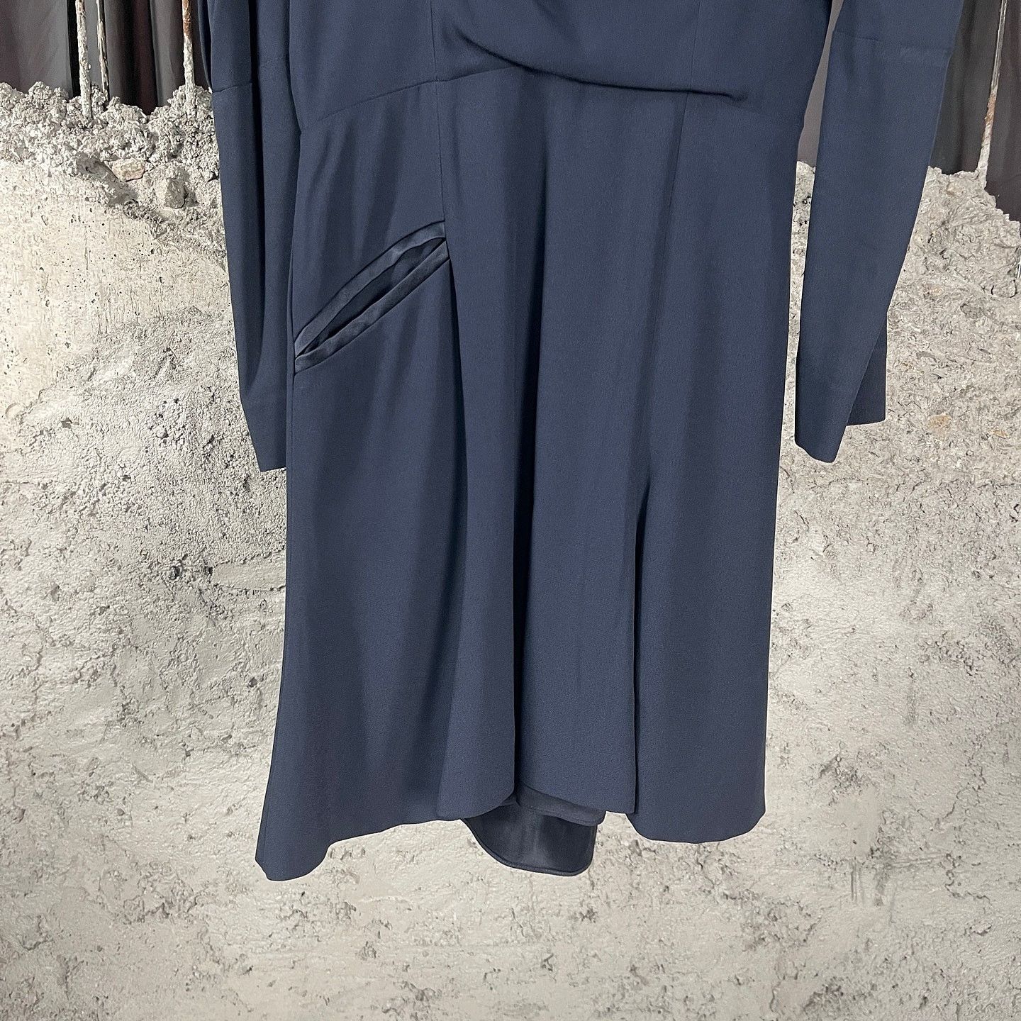 Dior Dior Navy Solid Mini Dress Size 36 Size XS / US 0-2 / IT 36-38 - 6 Thumbnail