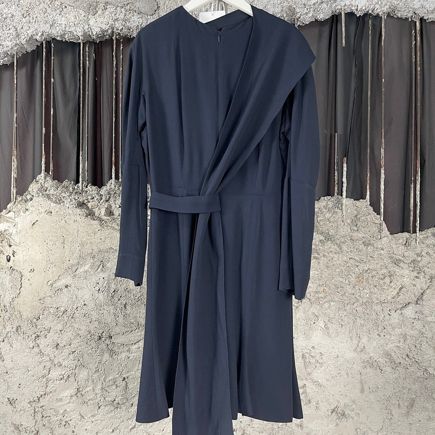 Dior Dior Navy Solid Mini Dress Size 36 Size XS / US 0-2 / IT 36-38 - 2 Thumbnail