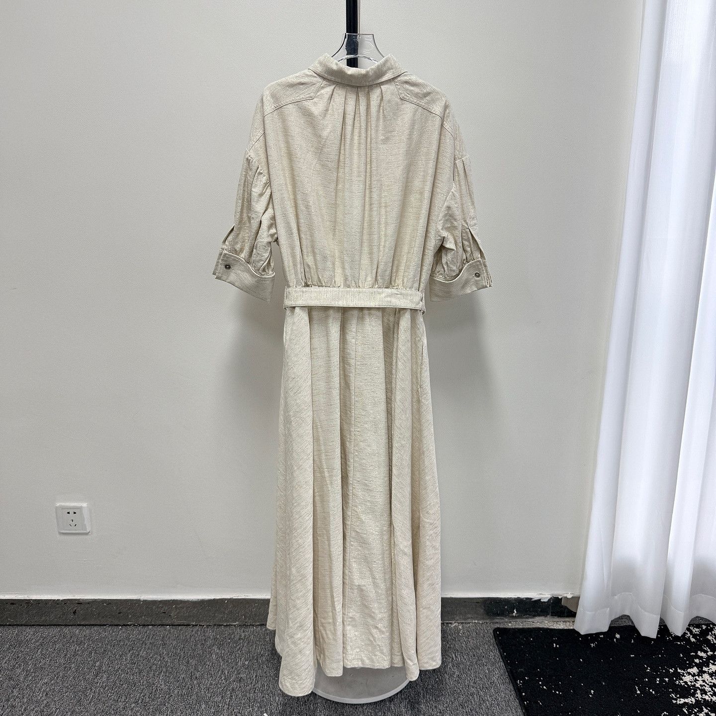 Dior Dior Bee Logo Button Up Midi Dress Size 40 Size M / US 6-8 / IT 42-44 - 2 Thumbnail