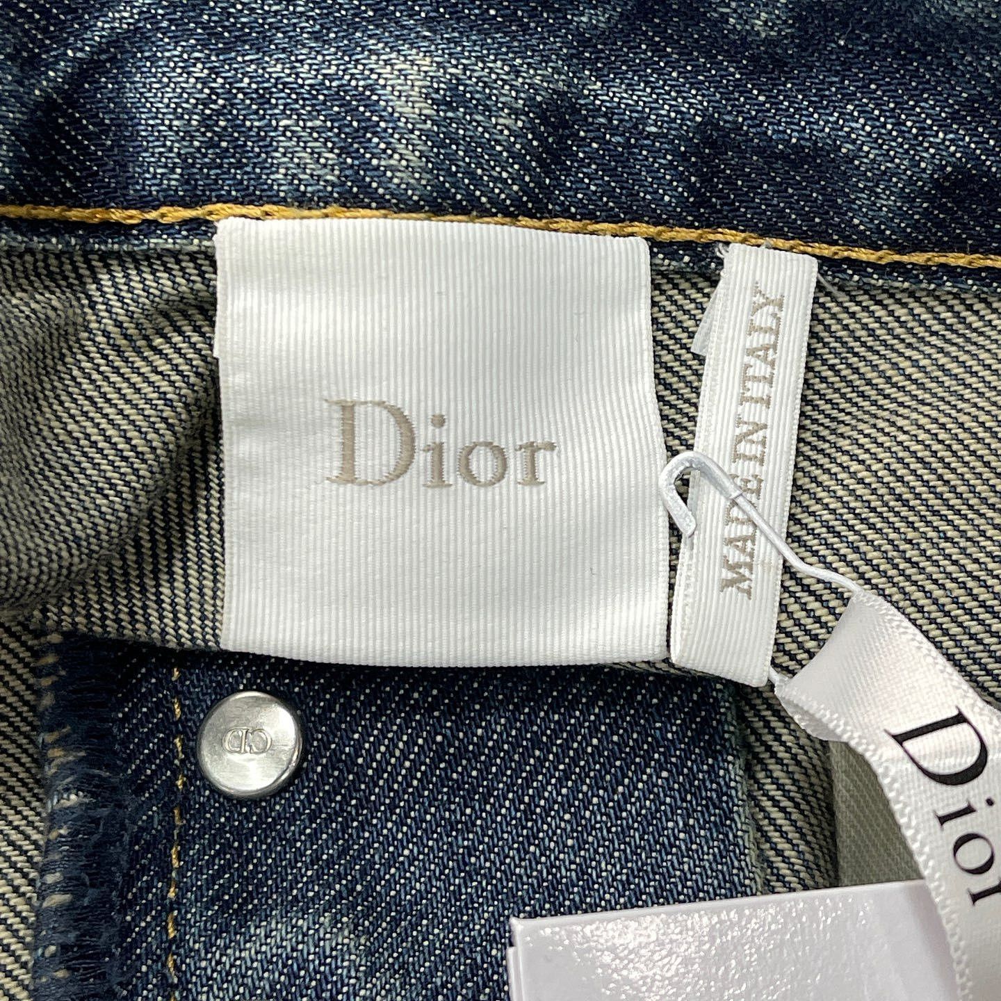 Dior Dior Clover Embroidery Jeans Size 40 Size 28" / US 6 / IT 42 - 3 Thumbnail