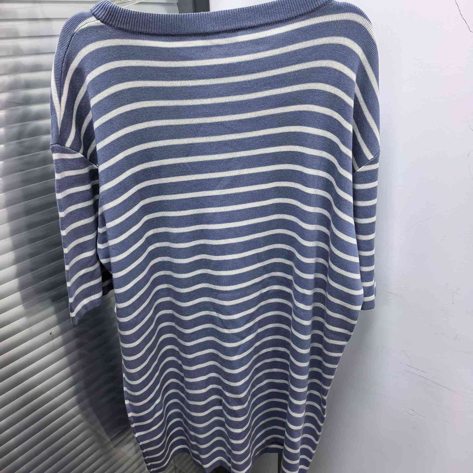 Dior Dior Striped Knit T-Shirt Size L Size US L / EU 52-54 / 3 - 2 Thumbnail