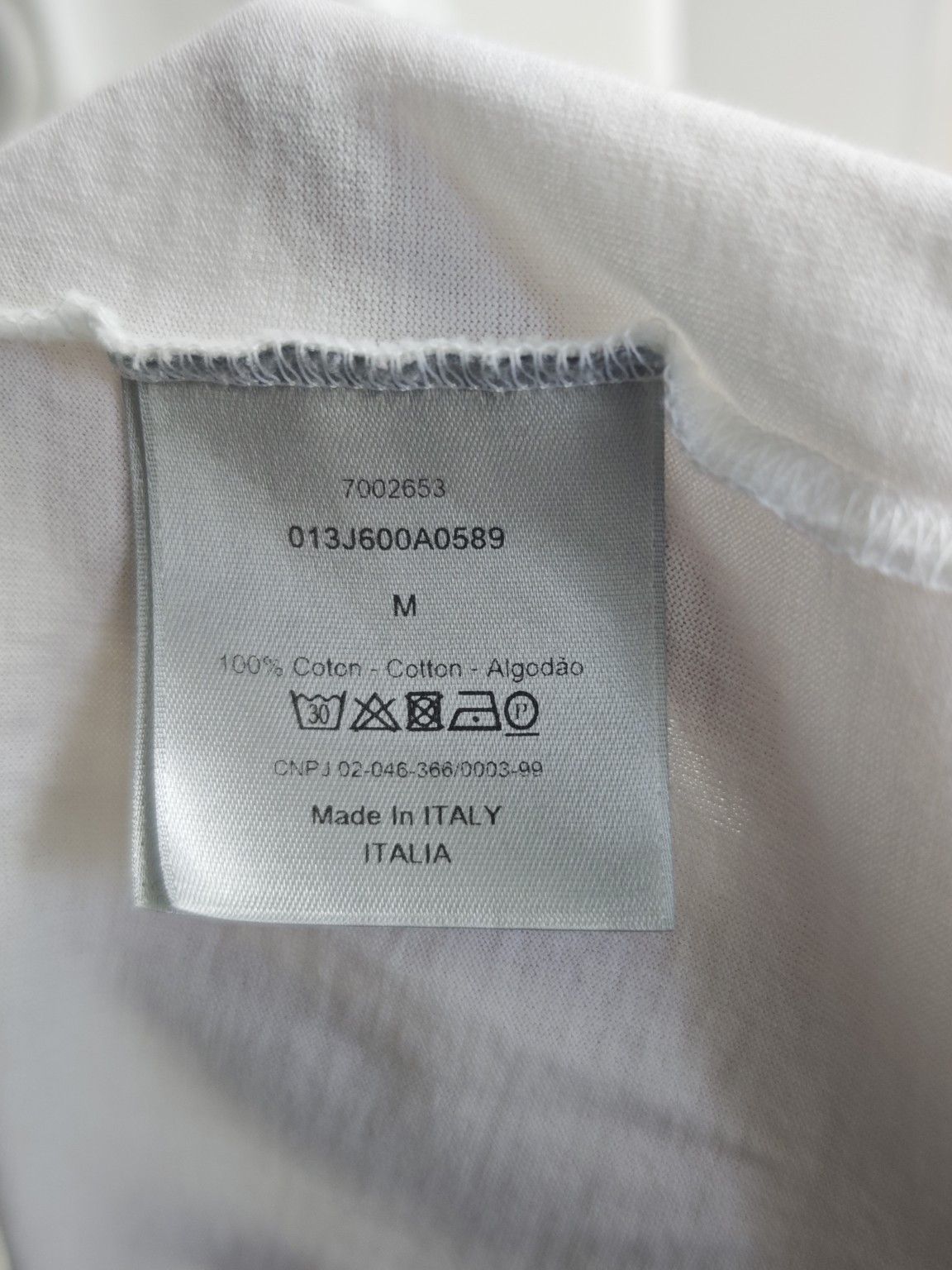 Dior Dior CD Logo Embroidery T-Shirt Size M Size US M / EU 48-50 / 2 - 4 Thumbnail