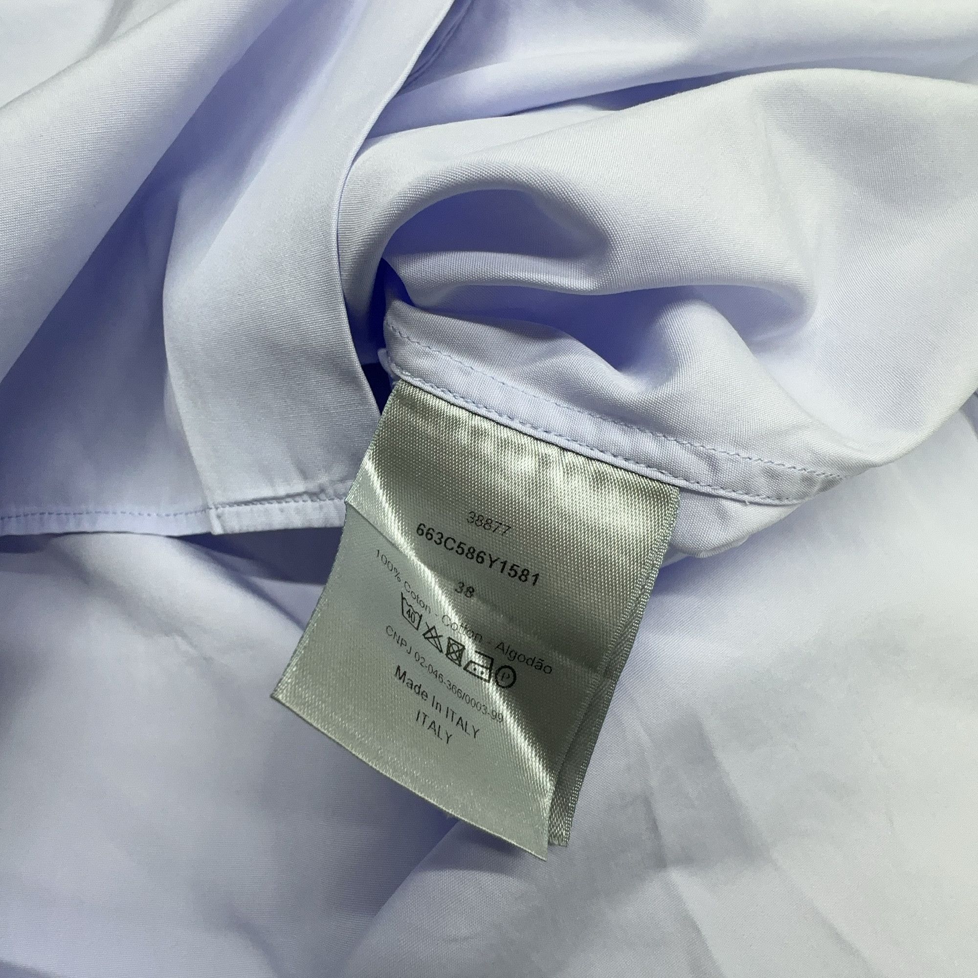 Dior Dior CD Logo Embroidered Shirt Size S Size US S / EU 44-46 / 1 - 3 Thumbnail