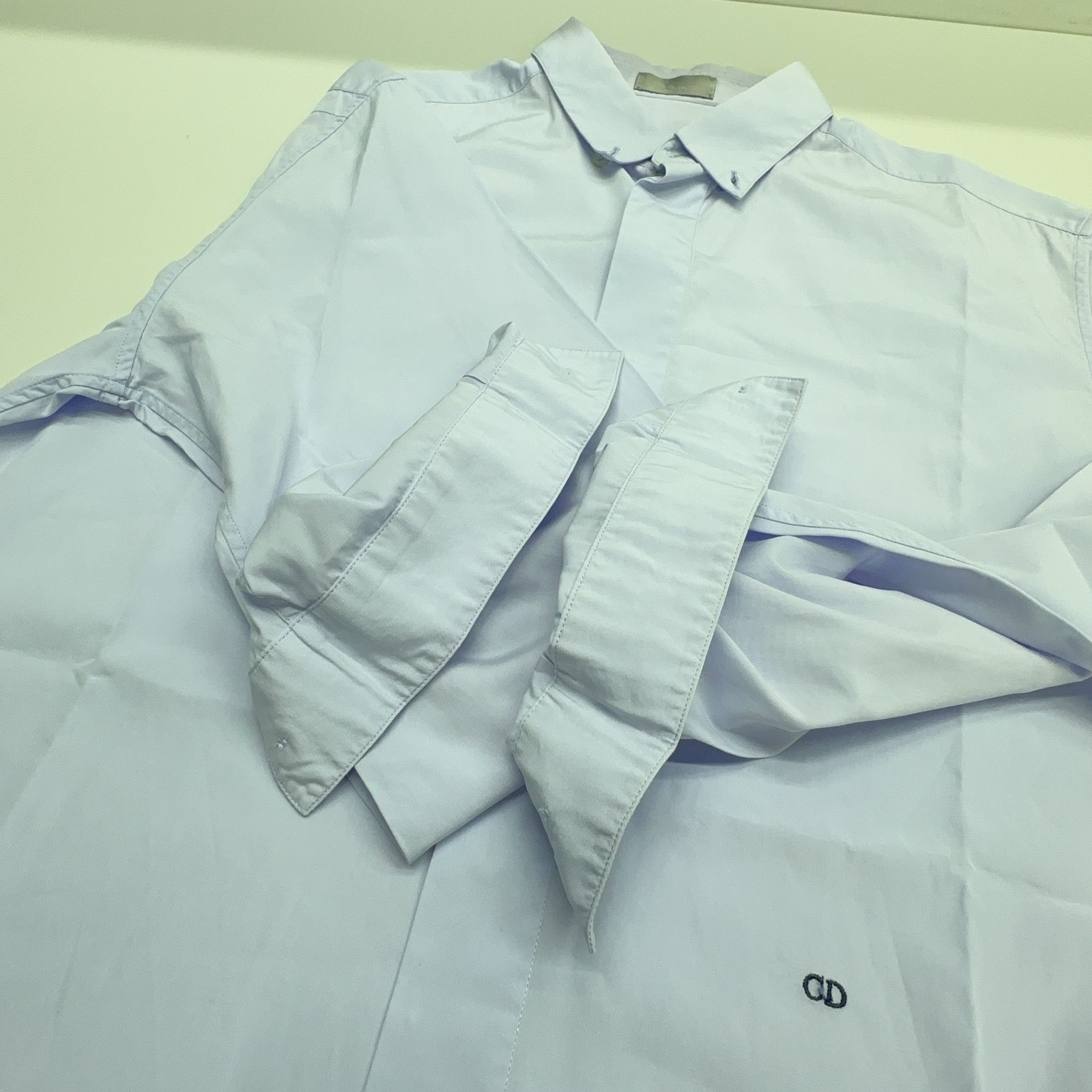 Dior Dior CD Logo Embroidered Shirt Size S Size US S / EU 44-46 / 1 - 11 Thumbnail