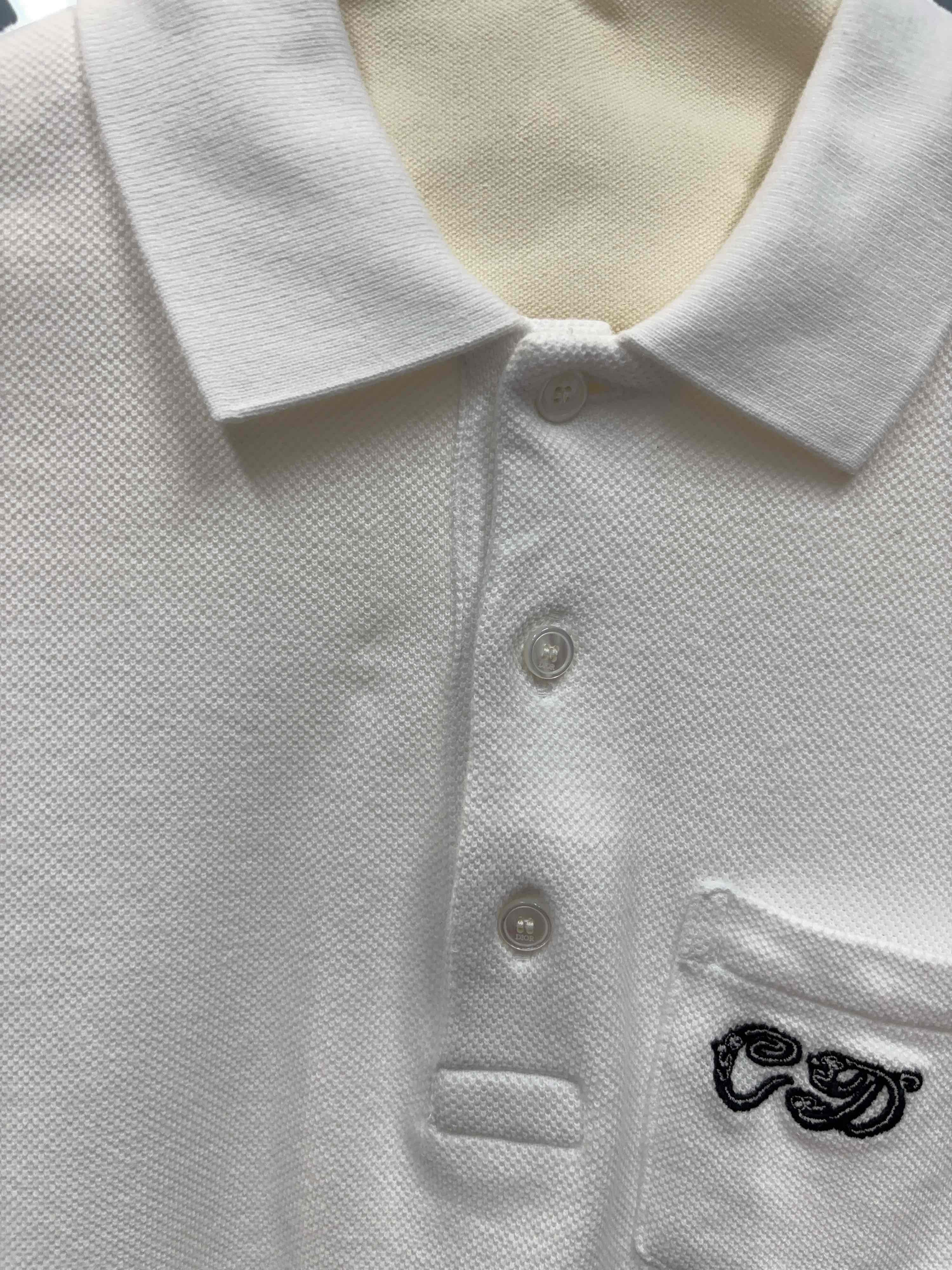 Dior Dior CD Embroidery Pocket Polo Size XS Size US XS / EU 42 / 0 - 7 Thumbnail