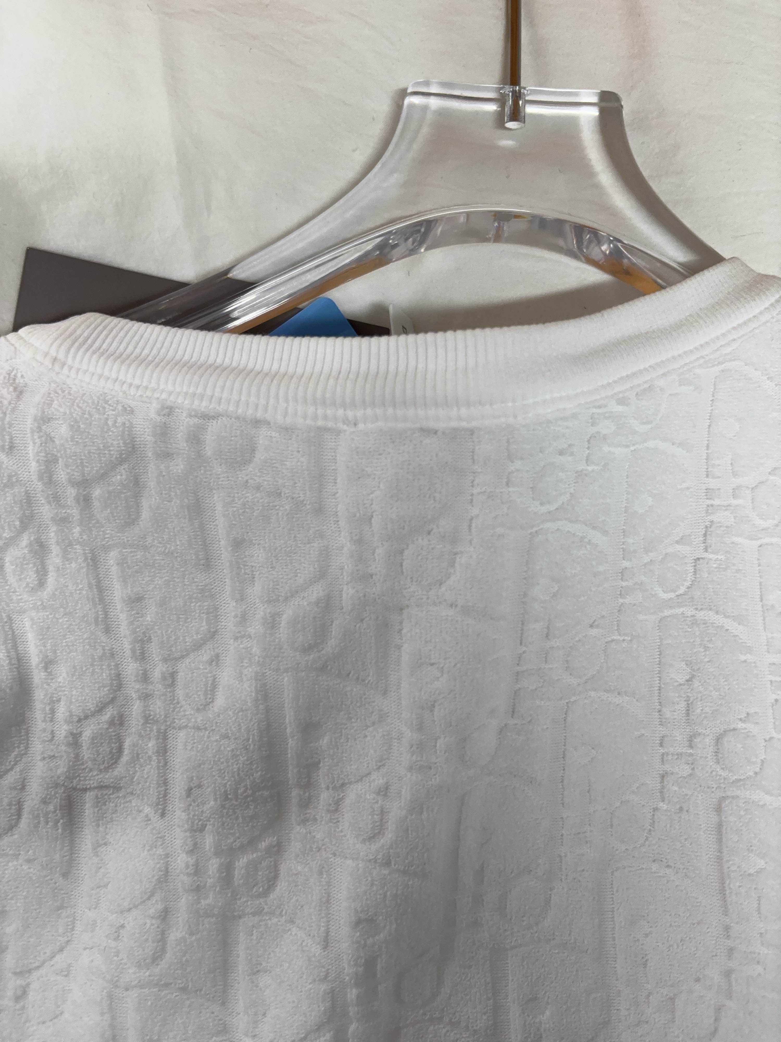 Dior Dior Oblique Pattern Cotton T-Shirt Size M Size US M / EU 48-50 / 2 - 9 Thumbnail