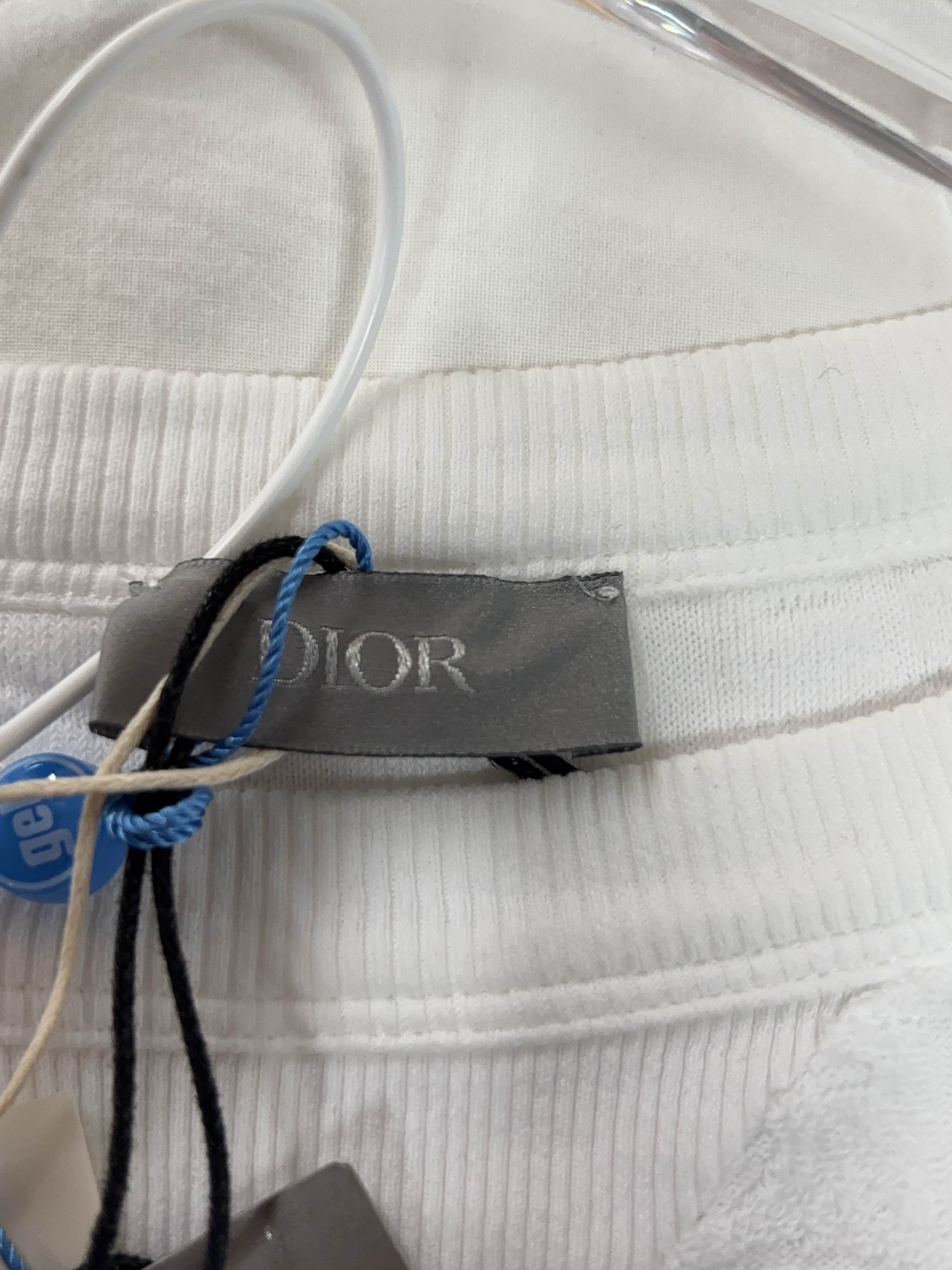 Dior Dior Oblique Pattern Cotton T-Shirt Size M Size US M / EU 48-50 / 2 - 3 Thumbnail