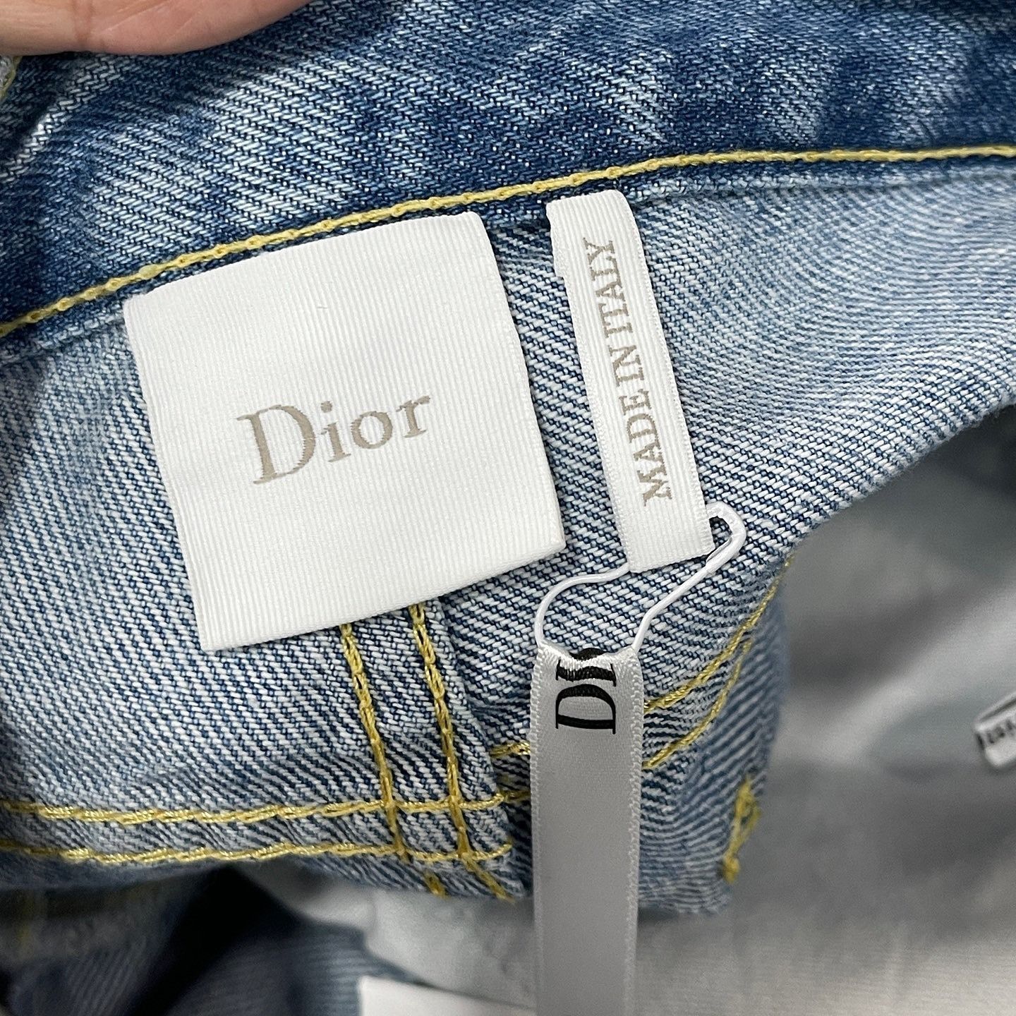 Dior Dior Embroidered Jeans Size 34 Size 25" / US 0 / IT 36 - 3 Thumbnail