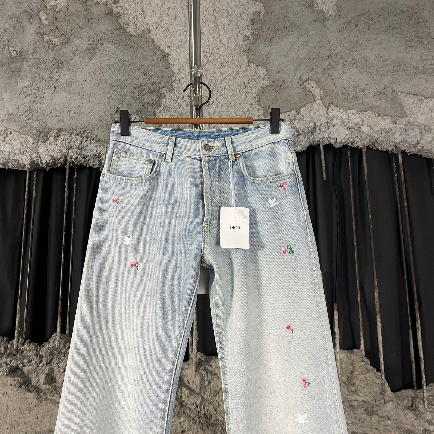 Dior Dior Embroidered Jeans Size 34 Size 25" / US 0 / IT 36 - 5 Thumbnail