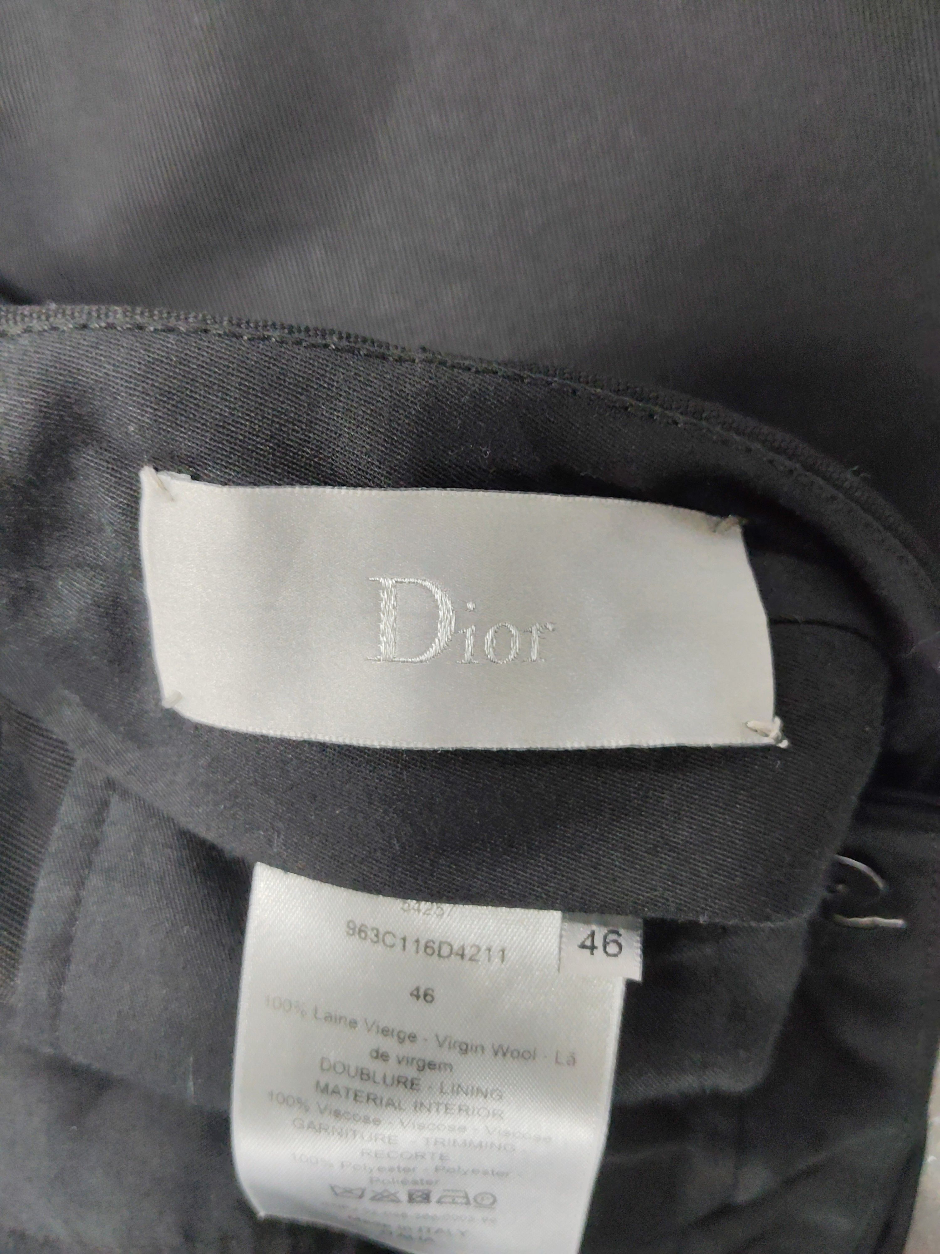 Dior Dior Virgin Wool Formal Trousers Size 30 Size 36R - 3 Thumbnail