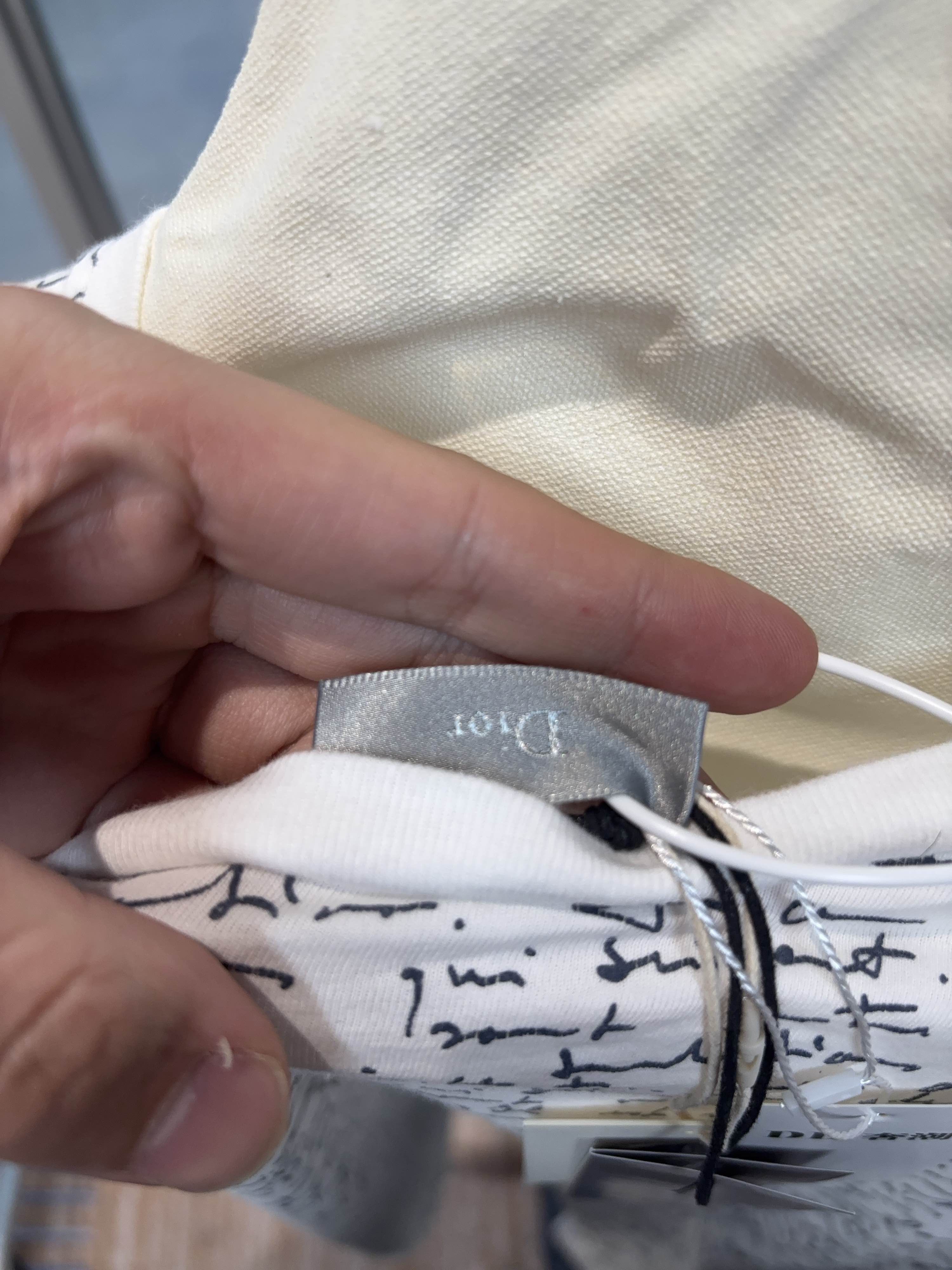 Dior Dior Script Print T-Shirt Size M Size US M / EU 48-50 / 2 - 3 Thumbnail