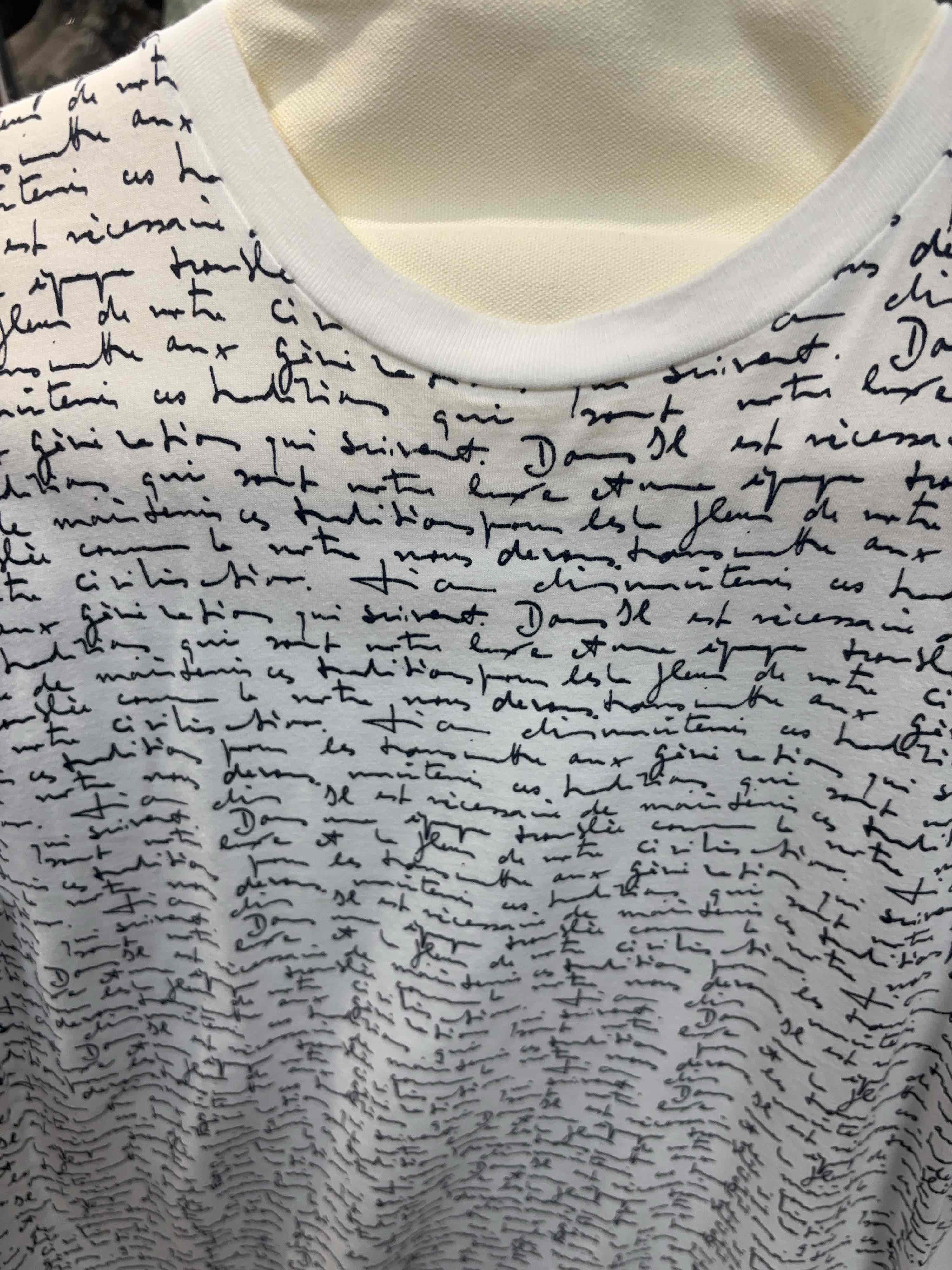 Dior Dior Script Print T-Shirt Size M Size US M / EU 48-50 / 2 - 6 Thumbnail