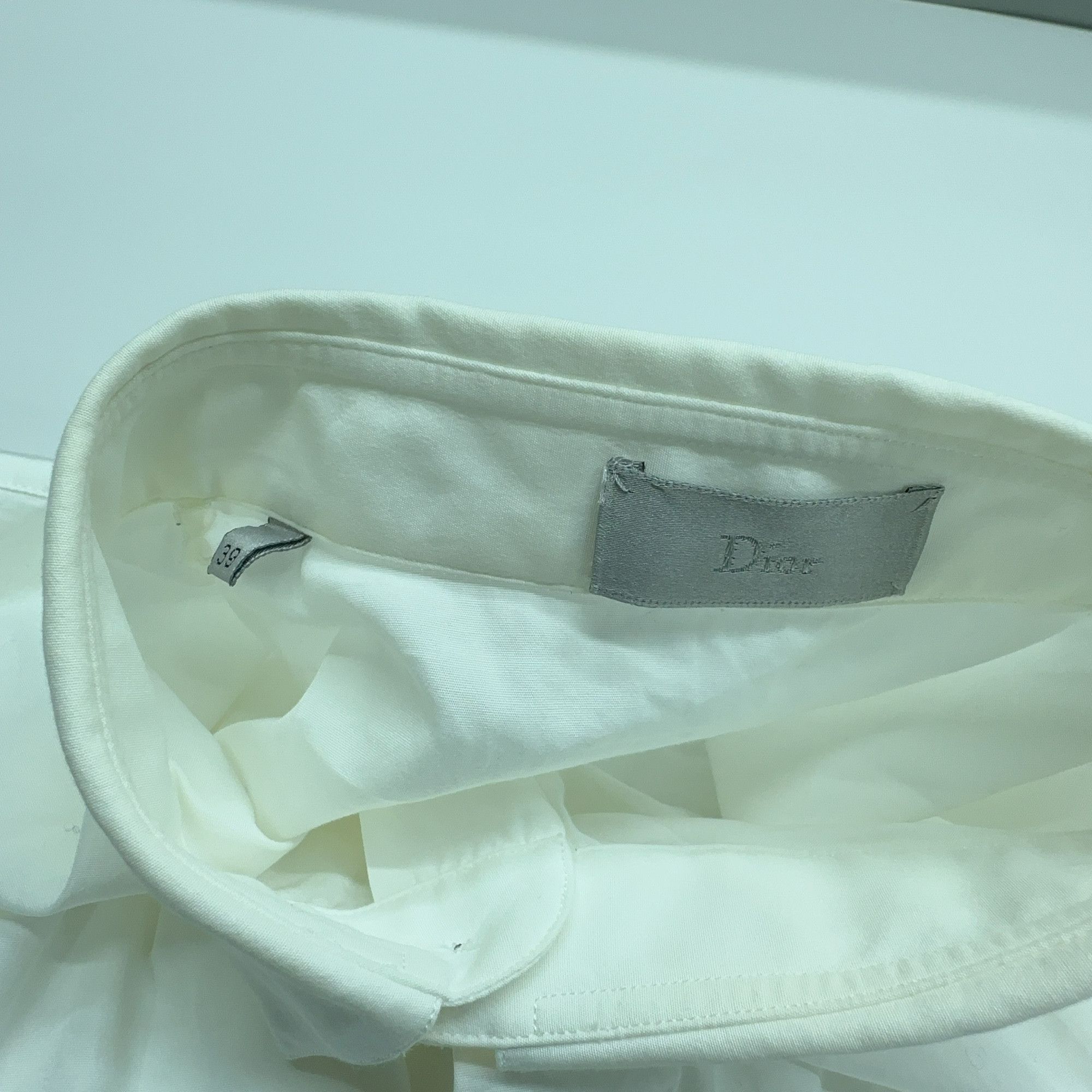 Dior Dior Embroidered Collar Button Up Shirt Size M Size US M / EU 48-50 / 2 - 4 Thumbnail