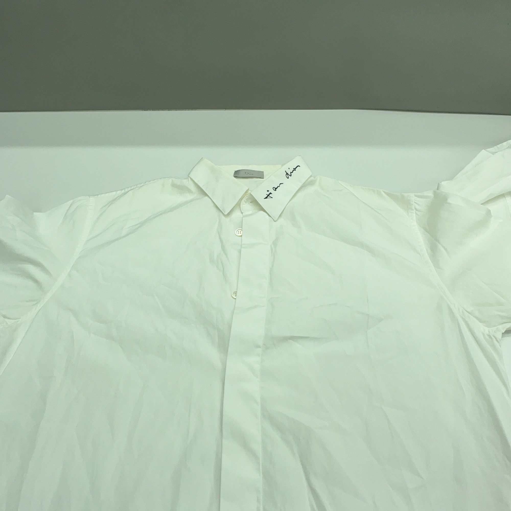 Dior Dior Embroidered Collar Button Up Shirt Size M Size US M / EU 48-50 / 2 - 6 Thumbnail