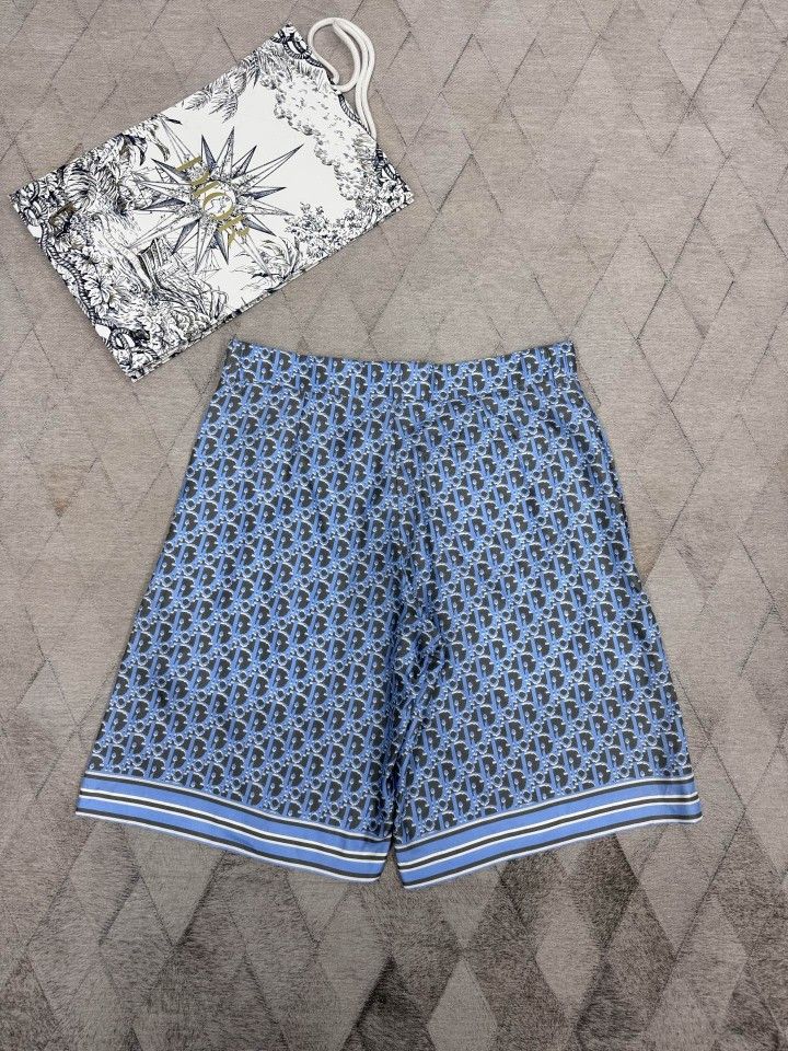 Dior Dior Oblique Silk Shorts Size 46 Size US 30 / EU 46 - 2 Thumbnail