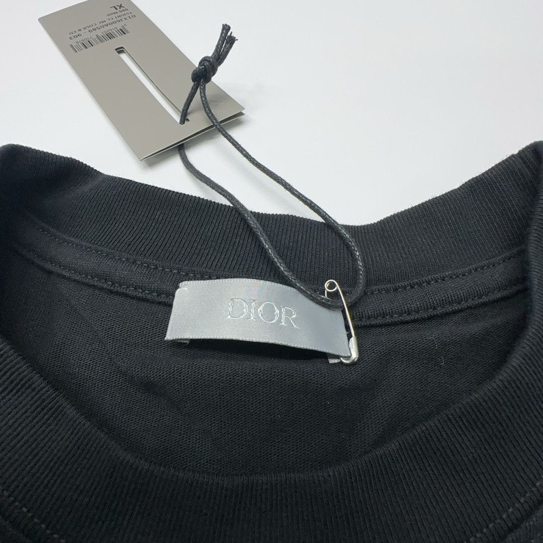 Dior Dior Logo Embroidered T-Shirt Size XL Size US XL / EU 56 / 4 - 3 Thumbnail