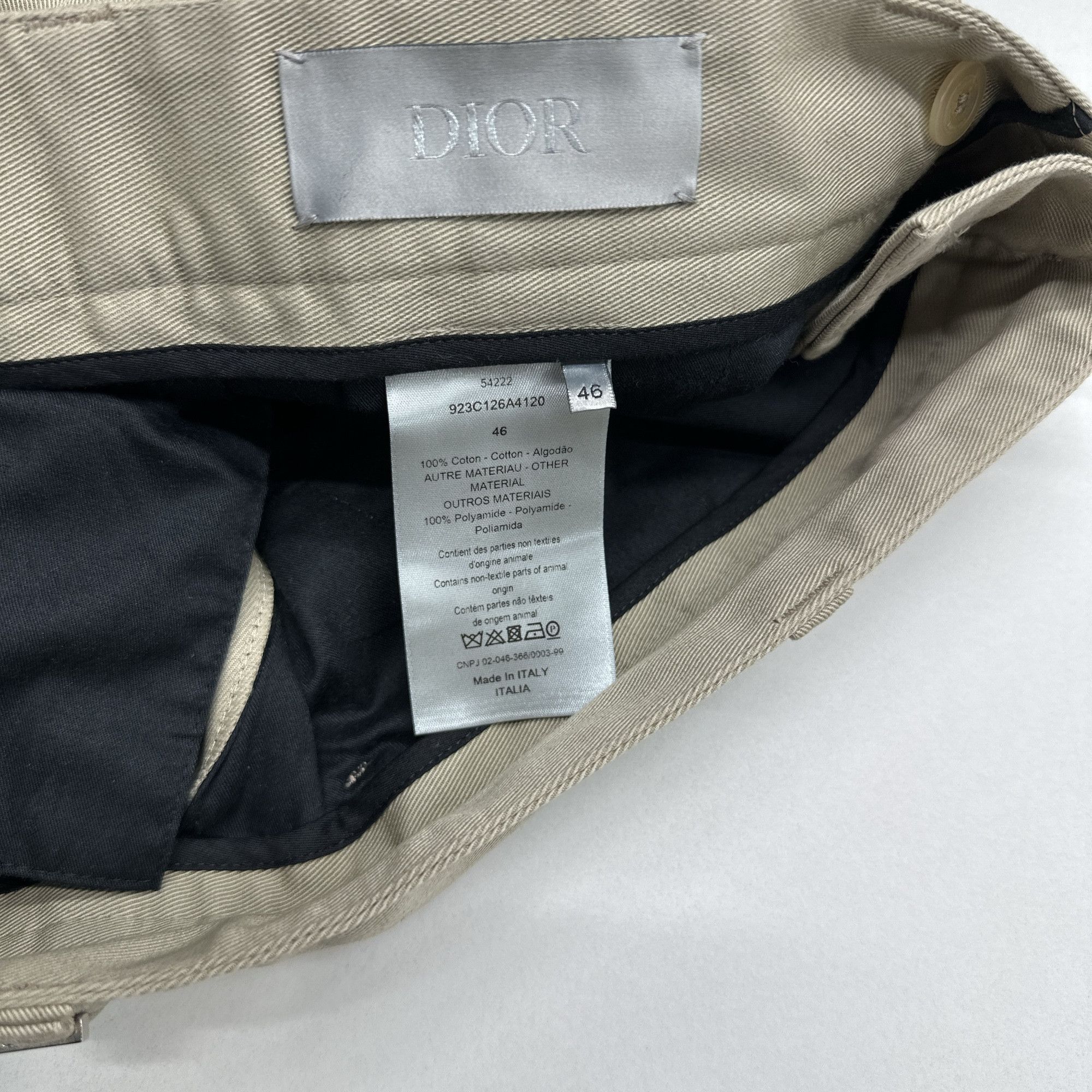 Dior Dior Cotton Casual Pants Size 30 Size US 30 / EU 46 - 4 Thumbnail