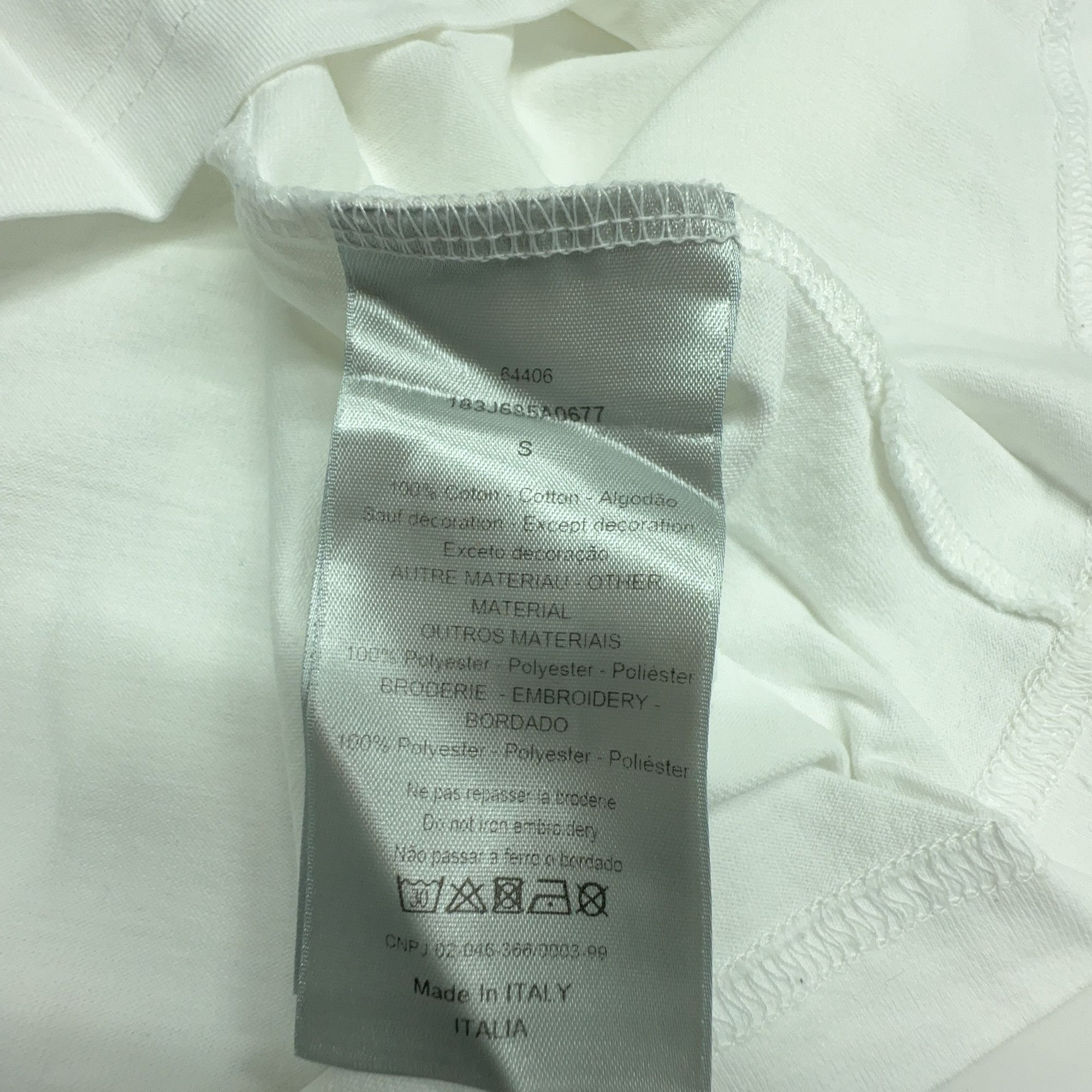 Dior Dior Logo Short Sleeve T-Shirt Size S Size US S / EU 44-46 / 1 - 3 Thumbnail