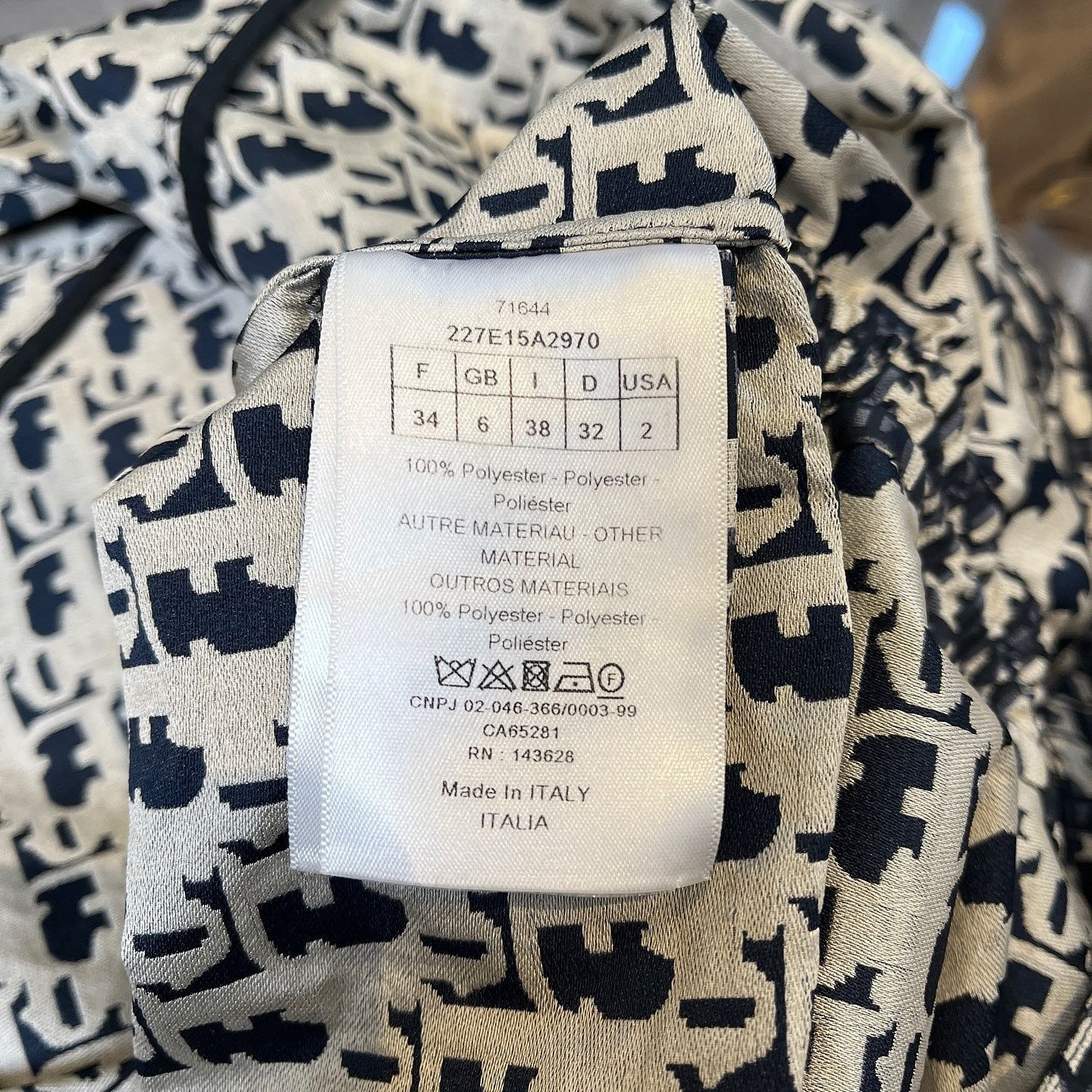 Dior Dior Oblique Print Windbreaker Size FR 34 Size XS / US 0-2 / IT 36-38 - 4 Thumbnail