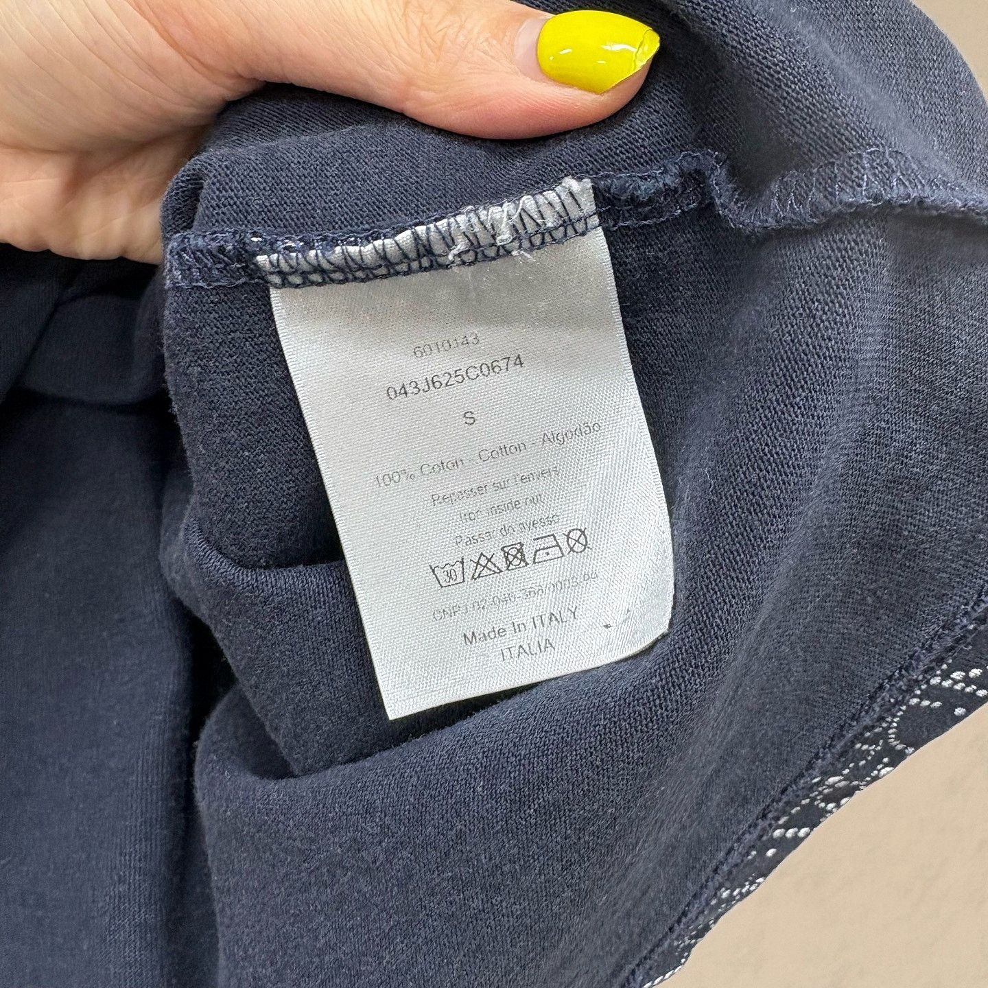 Dior Dior Oblique Logo T-Shirt Size S Size US S / EU 44-46 / 1 - 4 Thumbnail