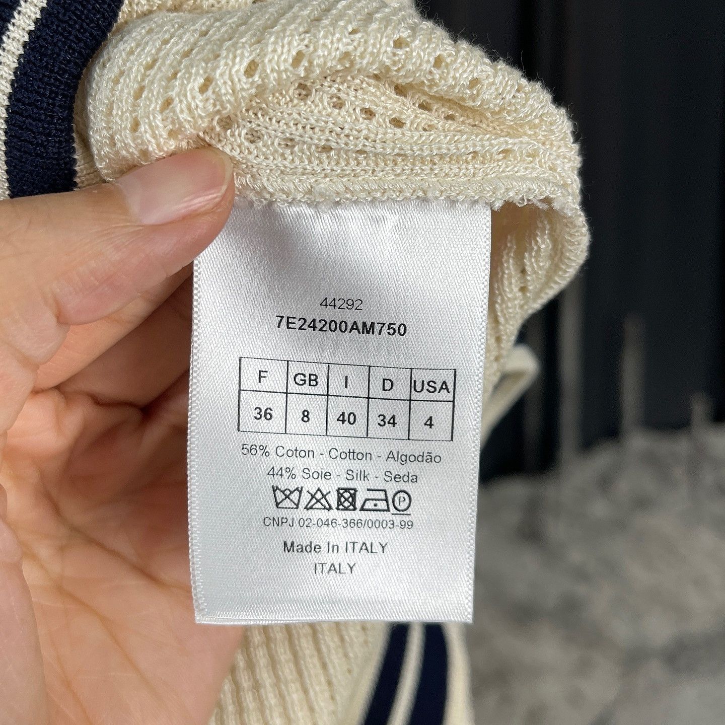 Dior Dior J'Adior 8 Zip Knit Cardigan Size 36 Size XS / US 0-2 / IT 36-38 - 4 Thumbnail
