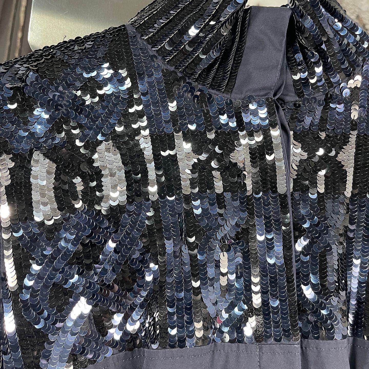 Dior Dior Sequin Embellished Button Up Shirt Size 34 Size XS / US 0-2 / IT 36-38 - 6 Thumbnail
