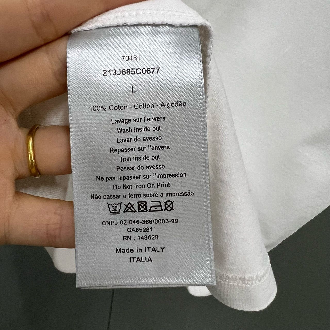 Dior Dior x Cactus Jack Graphic T-Shirt Size L Size US L / EU 52-54 / 3 - 4 Thumbnail