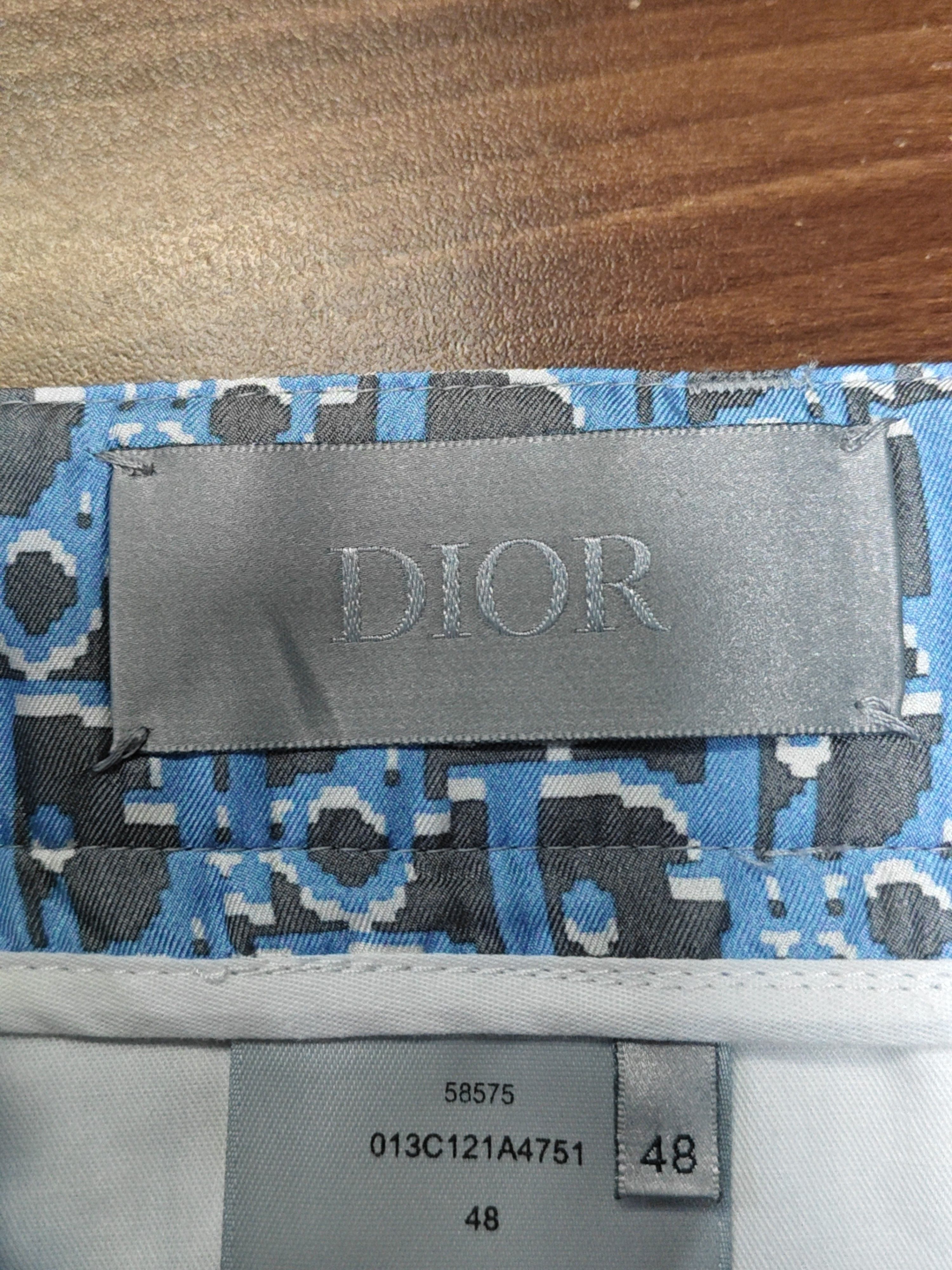 Dior Dior Oblique Silk Shorts US 32 / EU 48 Size US 32 / EU 48 - 3 Thumbnail