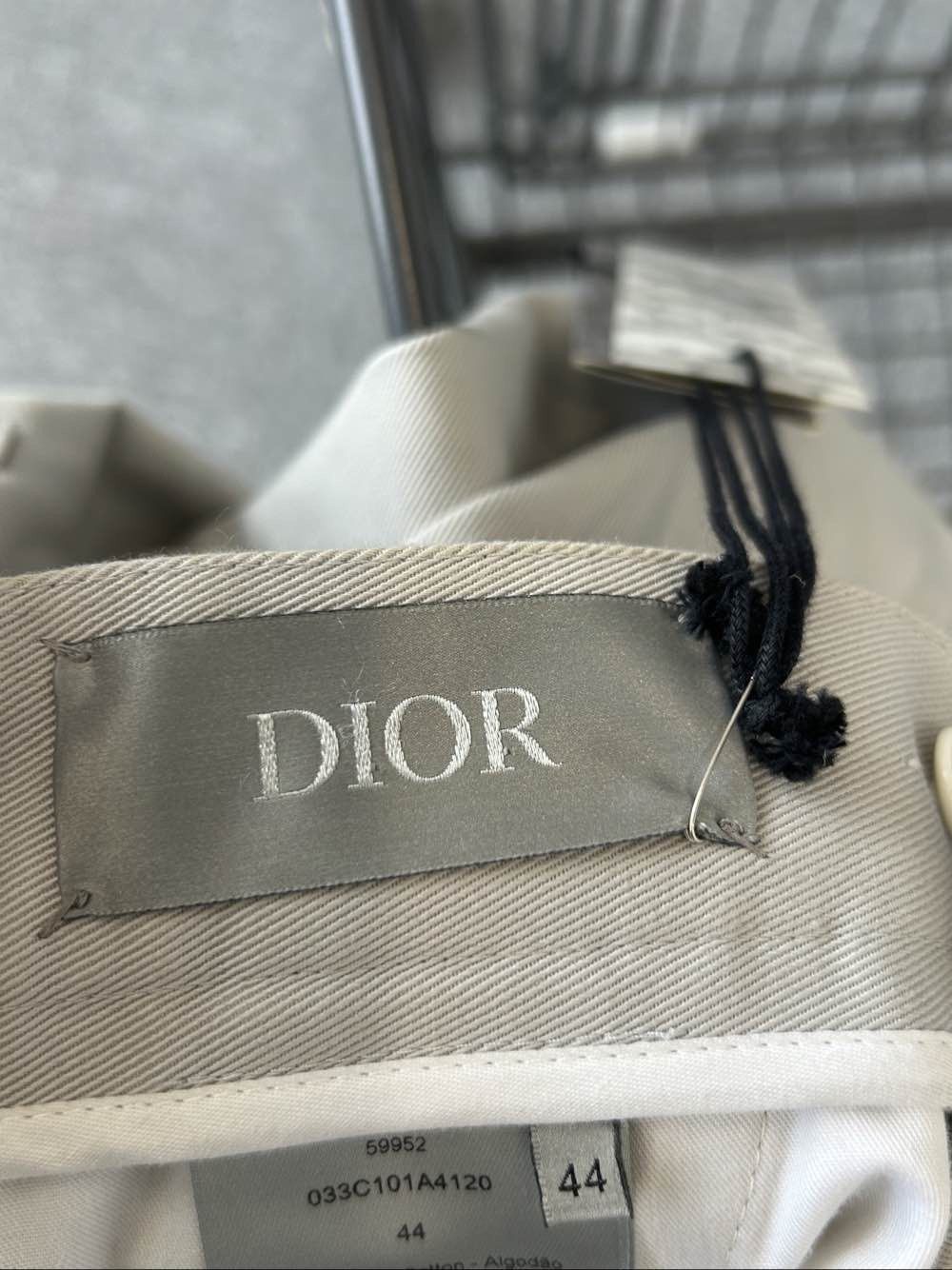 Dior Dior Gray Cotton Shorts Size 28 Size US 28 / EU 44 - 3 Thumbnail