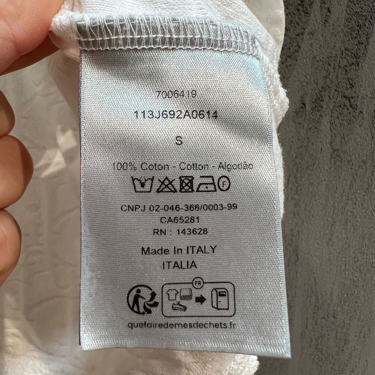 Dior Dior Oblique Pattern T-Shirt Size S Size US S / EU 44-46 / 1 - 4 Thumbnail
